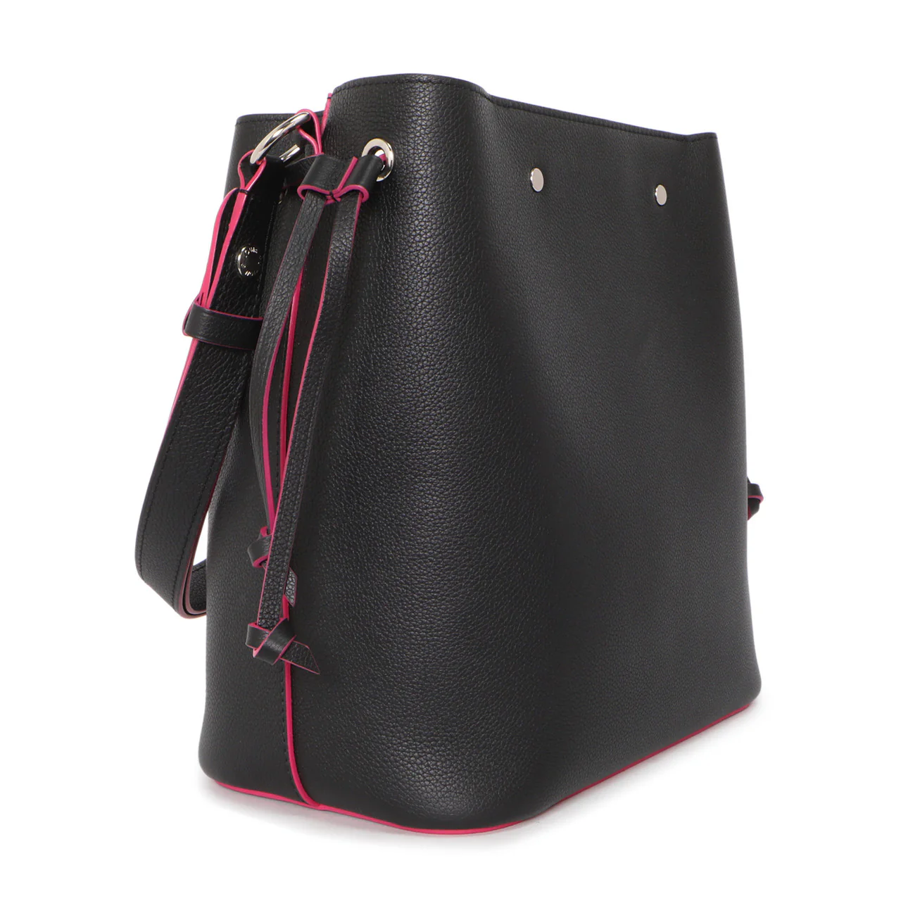 Louis Vuitton Noir Lockme Bucket - Image 2