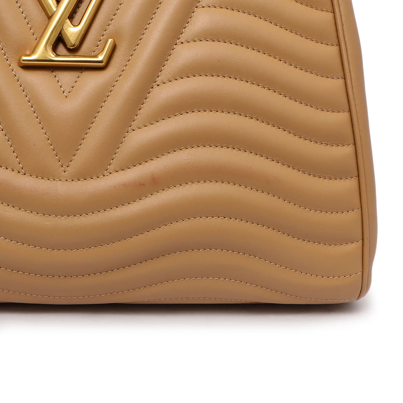 Louis Vuitton Noisette Calfskin New Wave Chain Tote - Image 11