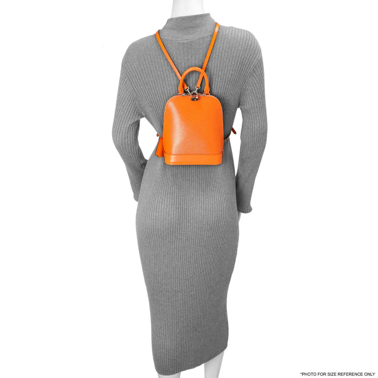 Louis Vuitton Orange Epi Alma Backpack - Image 6
