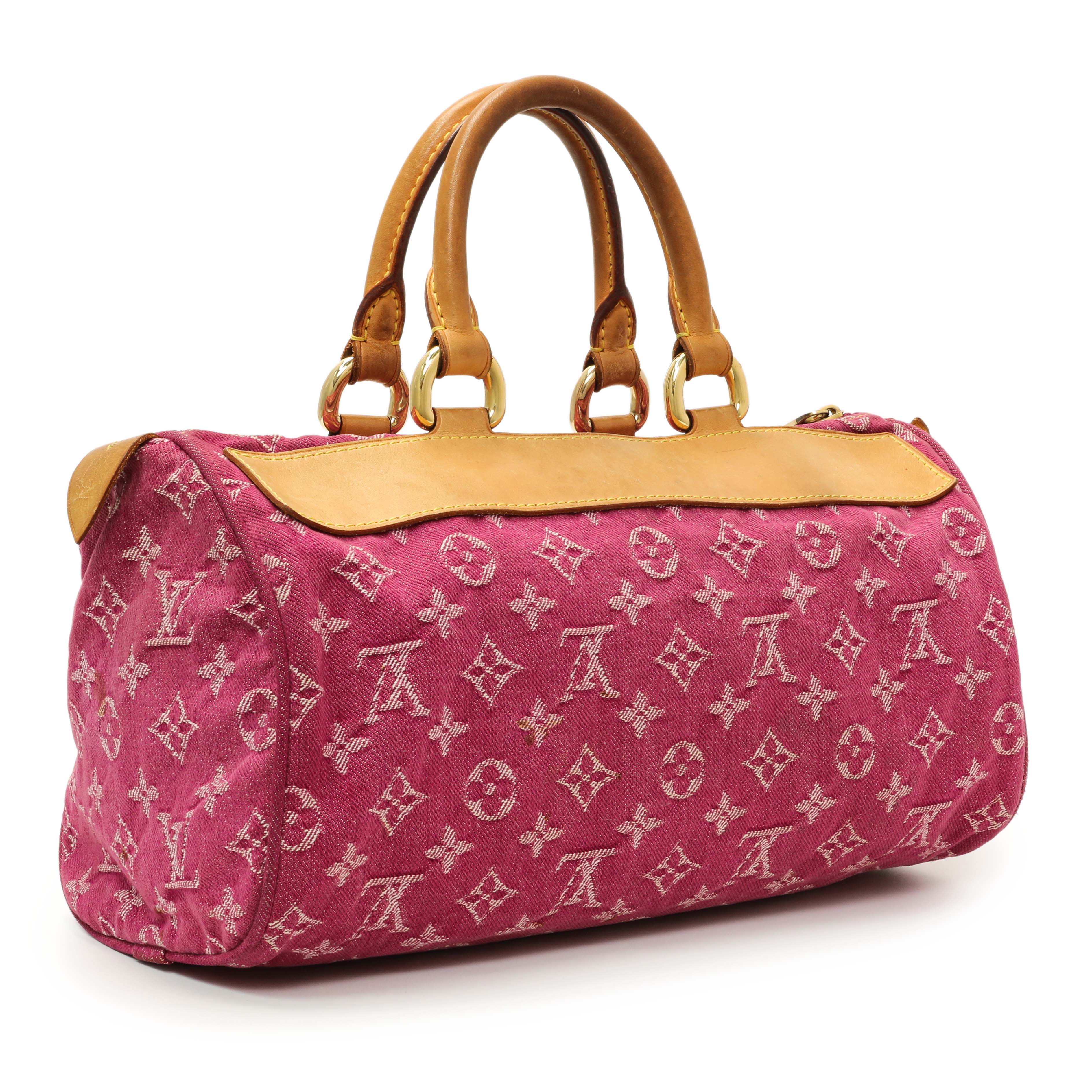 Louis Vuitton Pink Monogram Denim Neo Speedy - Image 2