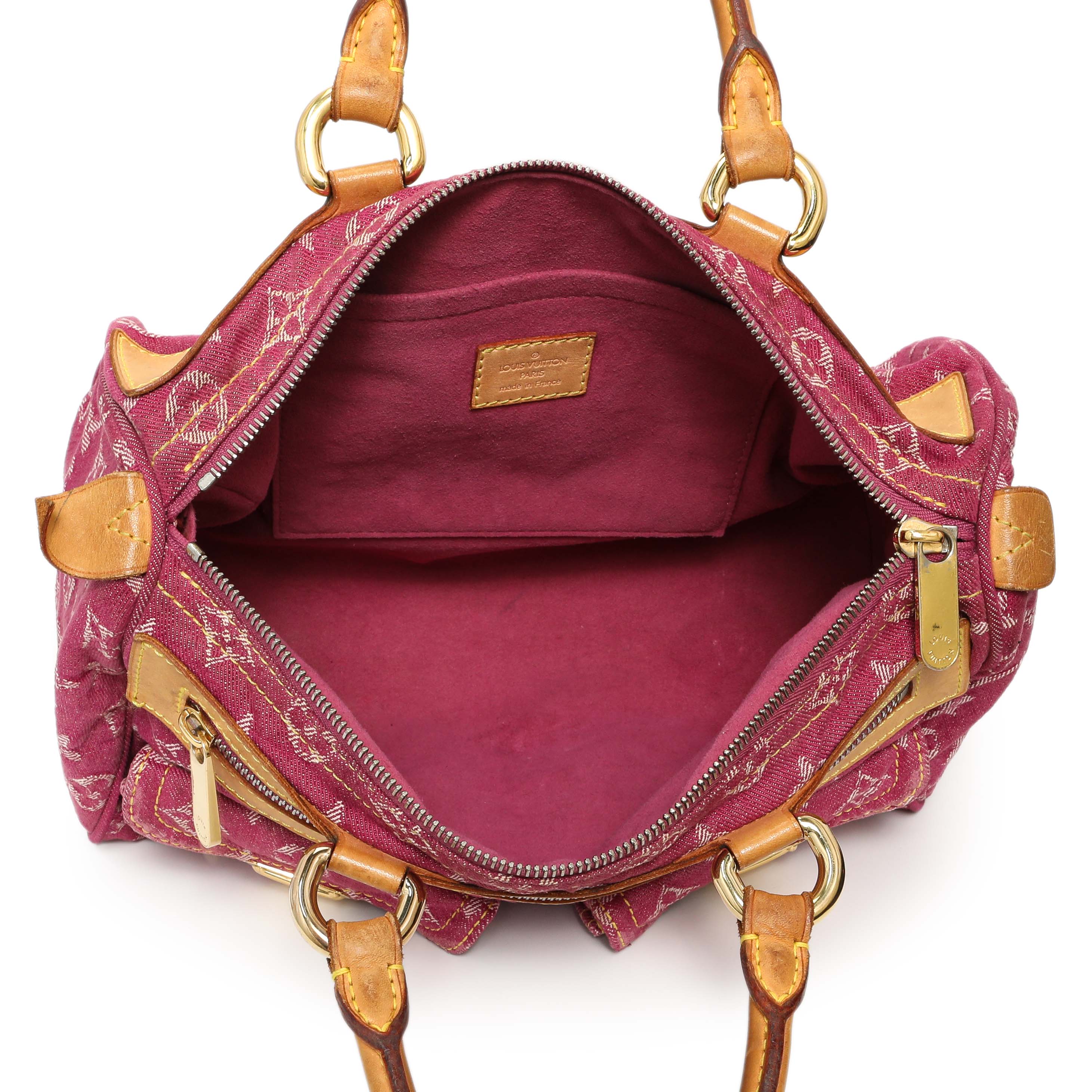 Louis Vuitton Pink Monogram Denim Neo Speedy - Image 8