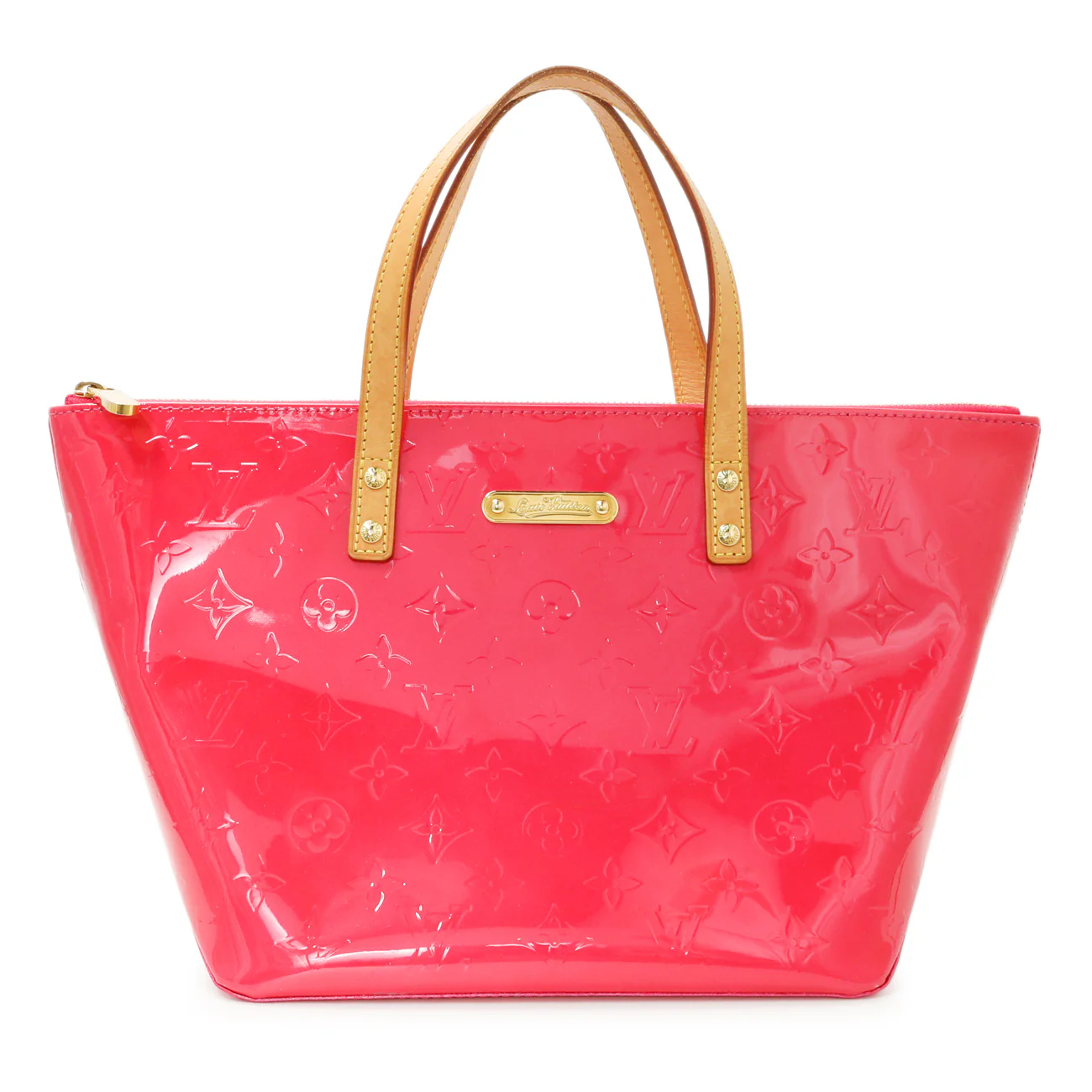 Louis Vuitton Pink Vernis Bellevue PM