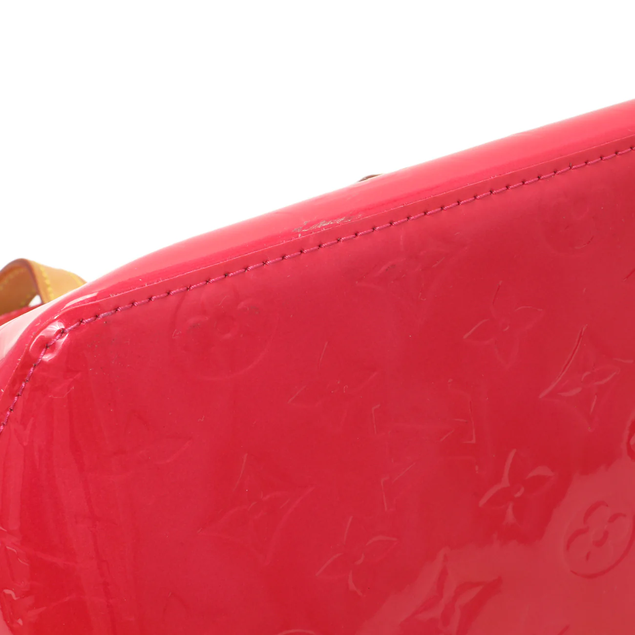 Louis Vuitton Pink Vernis Bellevue PM - Image 11