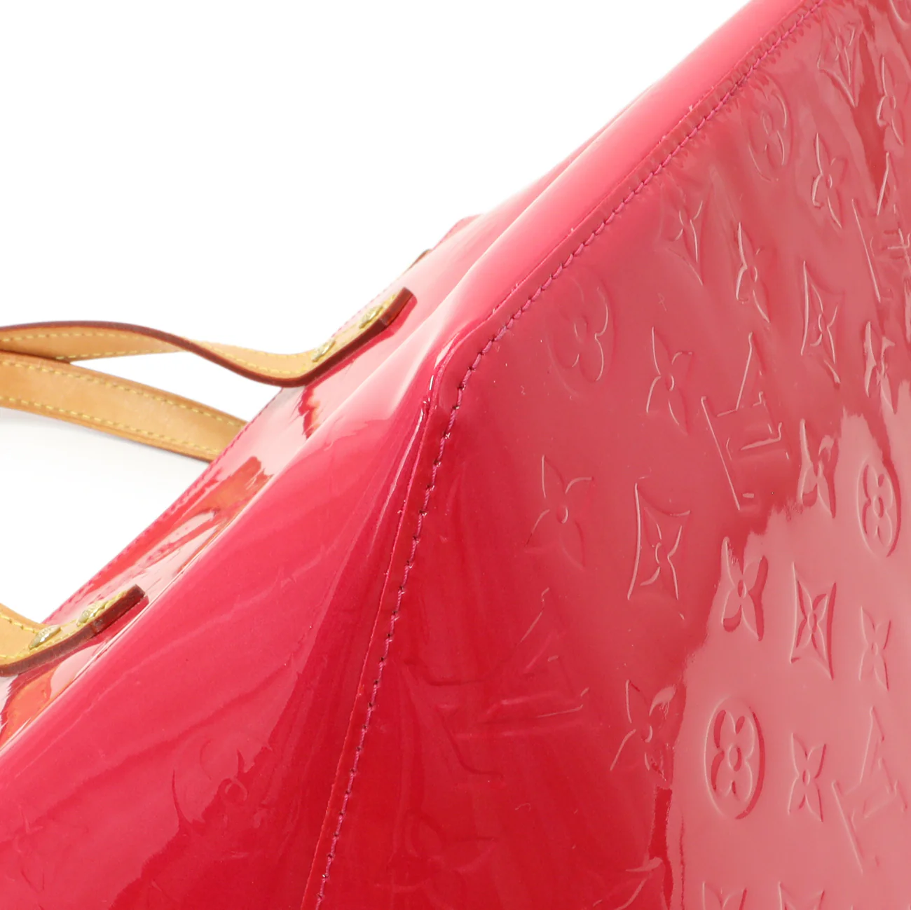 Louis Vuitton Pink Vernis Bellevue PM - Image 6