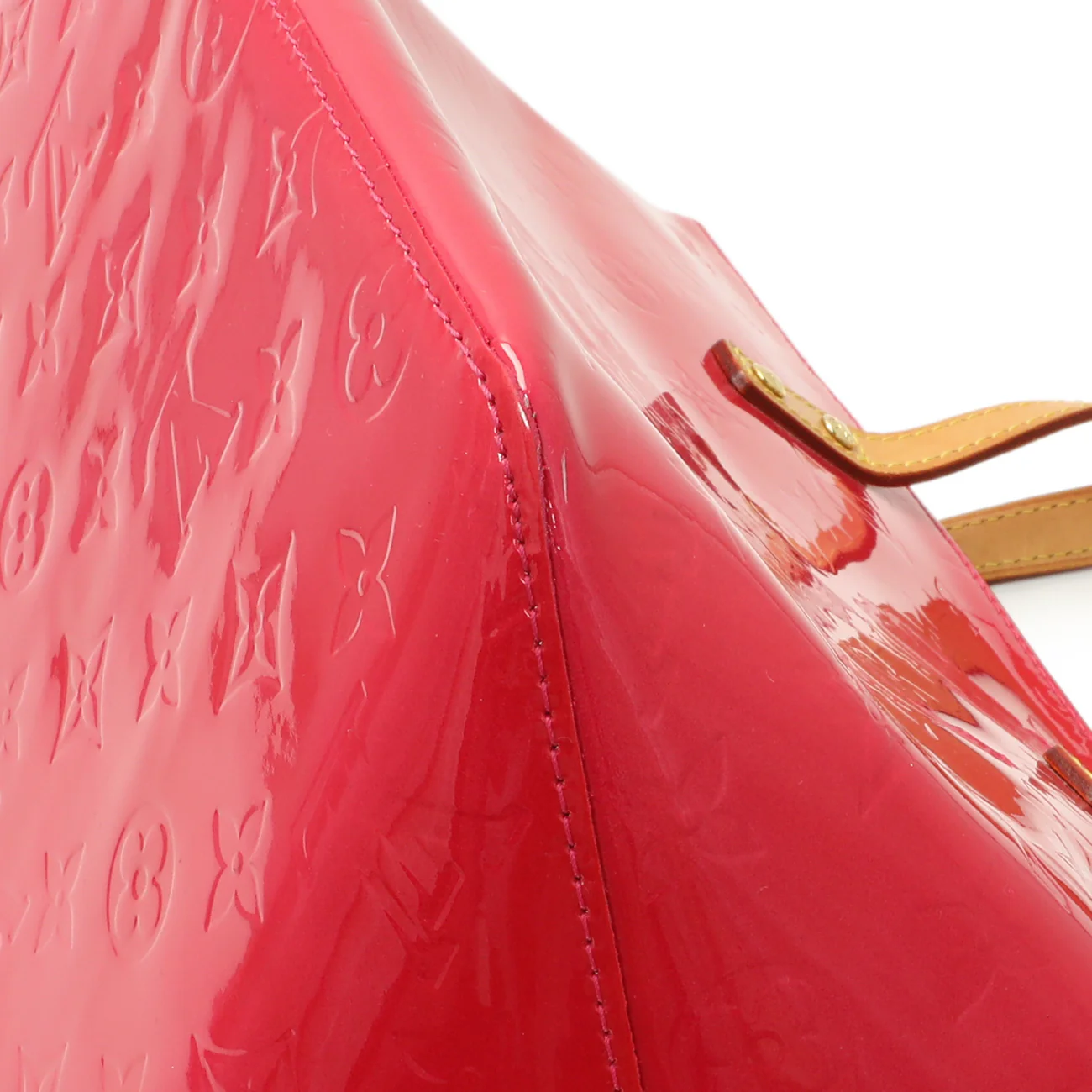 Louis Vuitton Pink Vernis Bellevue PM - Image 7