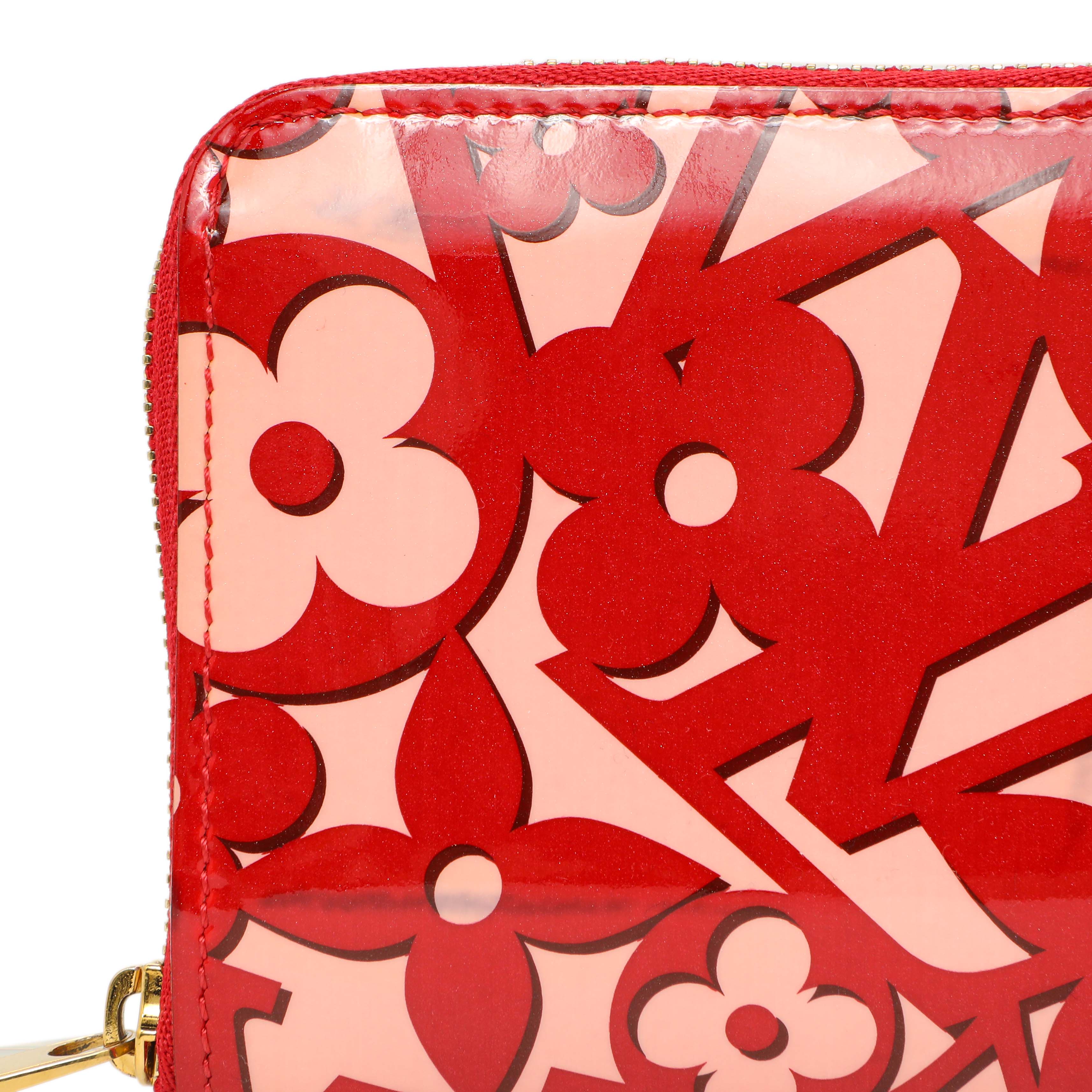 Louis Vuitton Pomme D'Amour Patent Sweet Monogram Zippy Coin Purse - Image 7