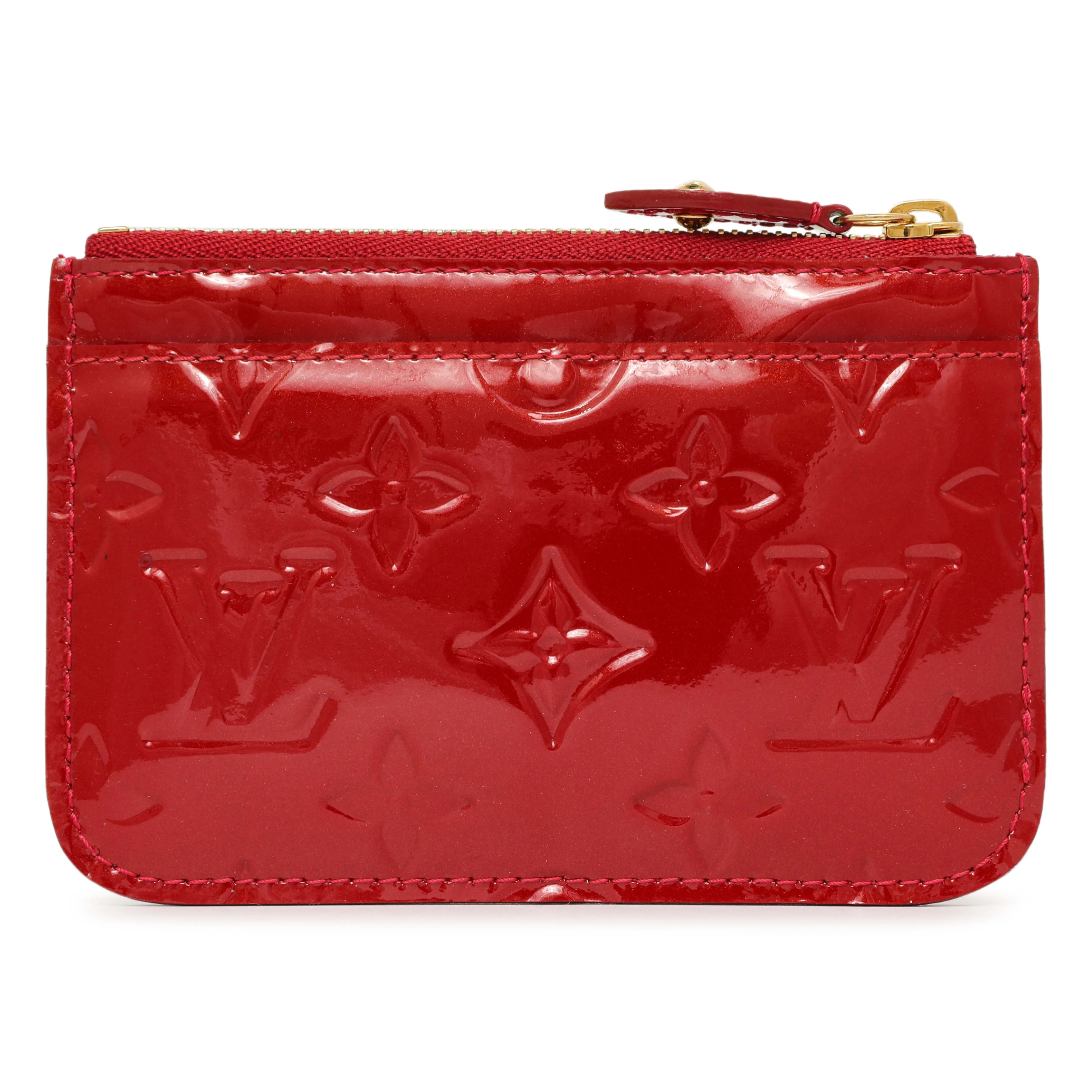 Louis Vuitton Pomme D'Amour Vernis Key Pouch - Image 2