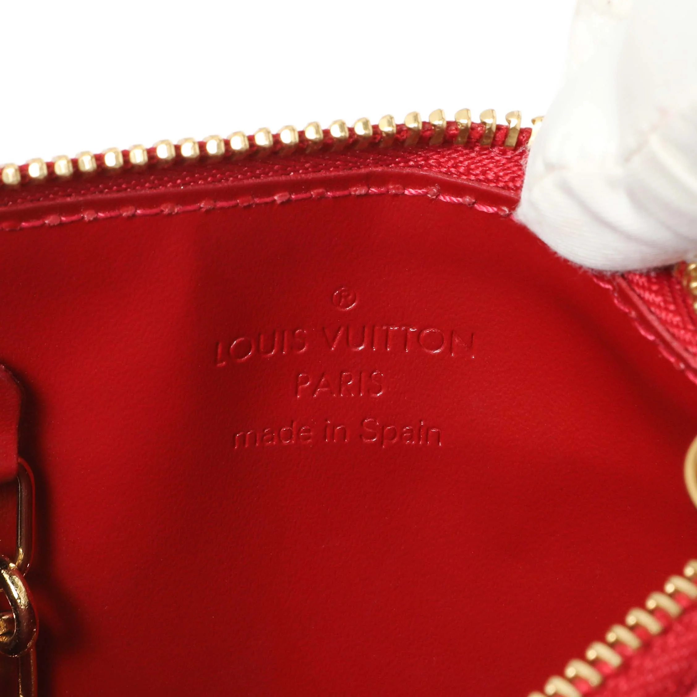 Louis Vuitton Pomme D'Amour Vernis Key Pouch - Image 5