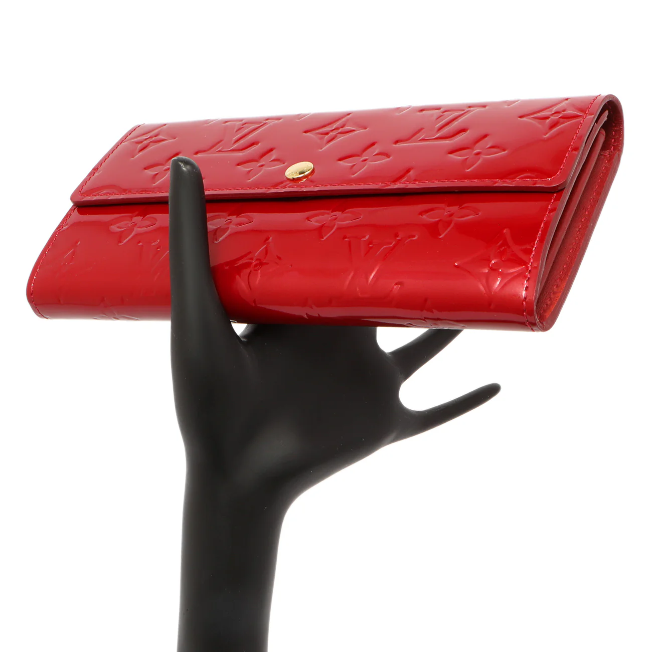 Louis Vuitton Pomme D'Amour Vernis Sarah Wallet - Image 8