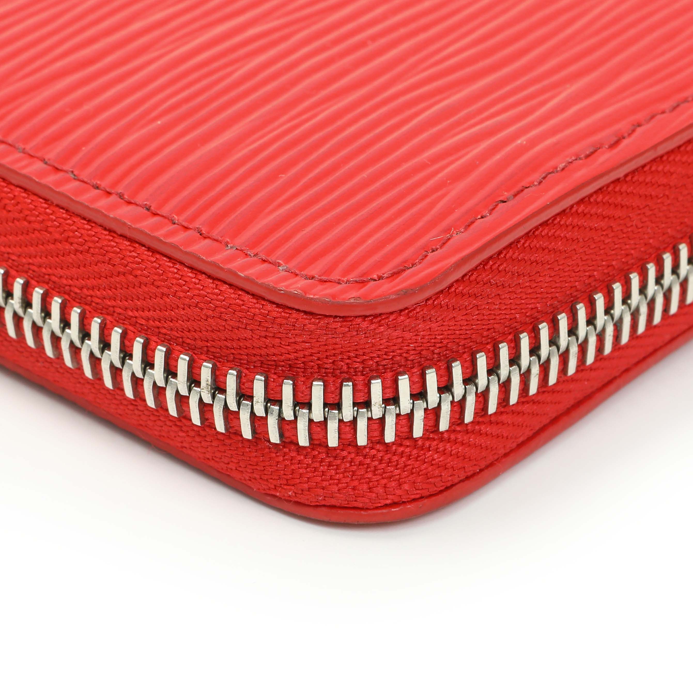 Louis Vuitton Red Epi Clemence Wallet - Image 10