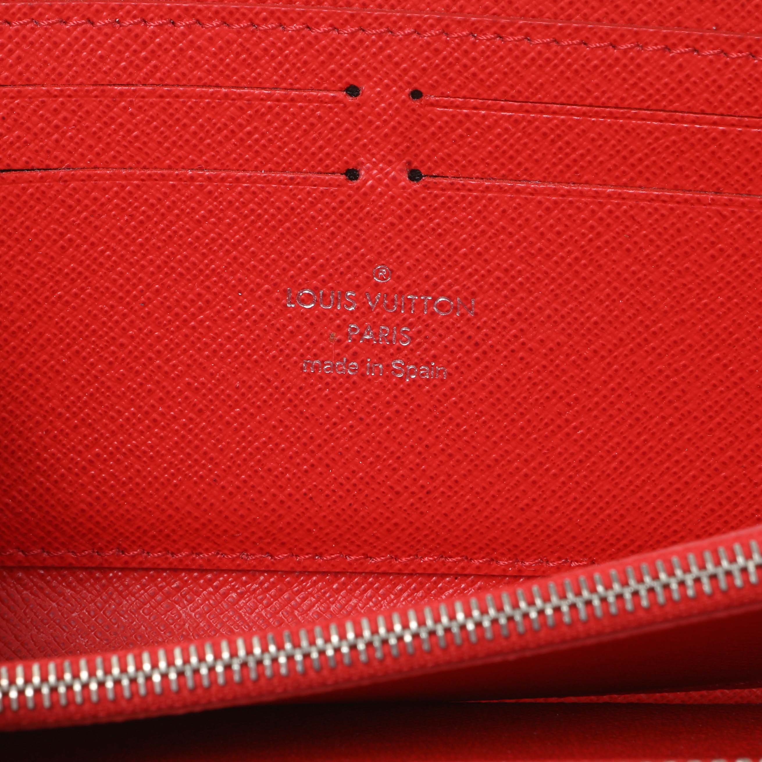 Louis Vuitton Red Epi Clemence Wallet - Image 13