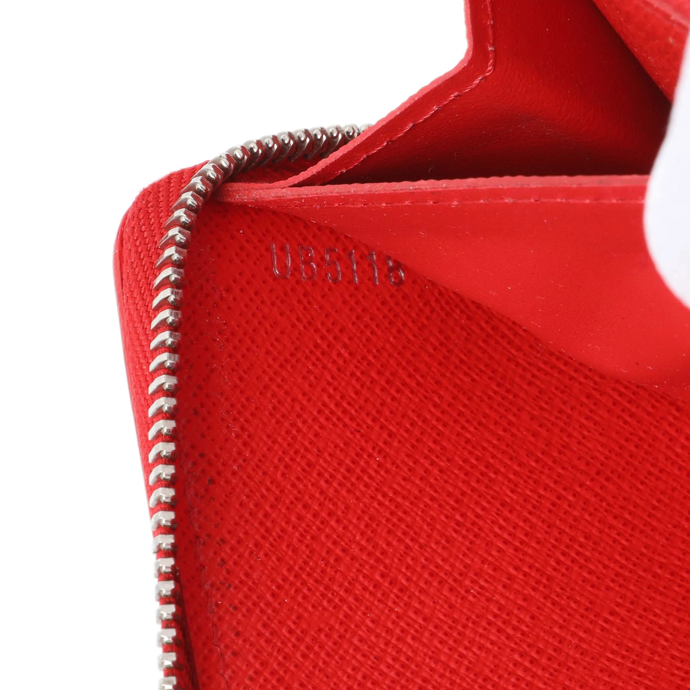 Louis Vuitton Red Epi Clemence Wallet - Image 14