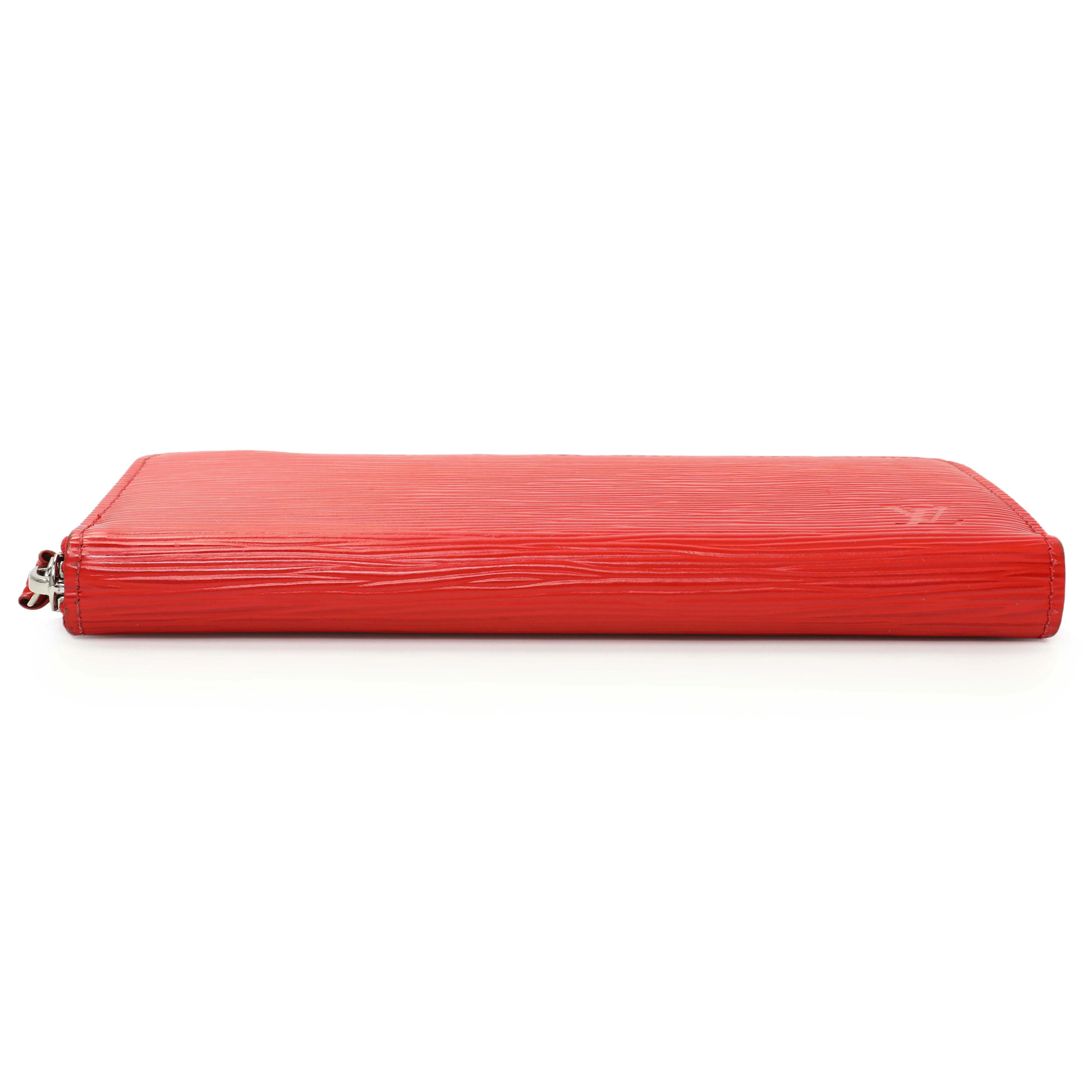 Louis Vuitton Red Epi Clemence Wallet - Image 3