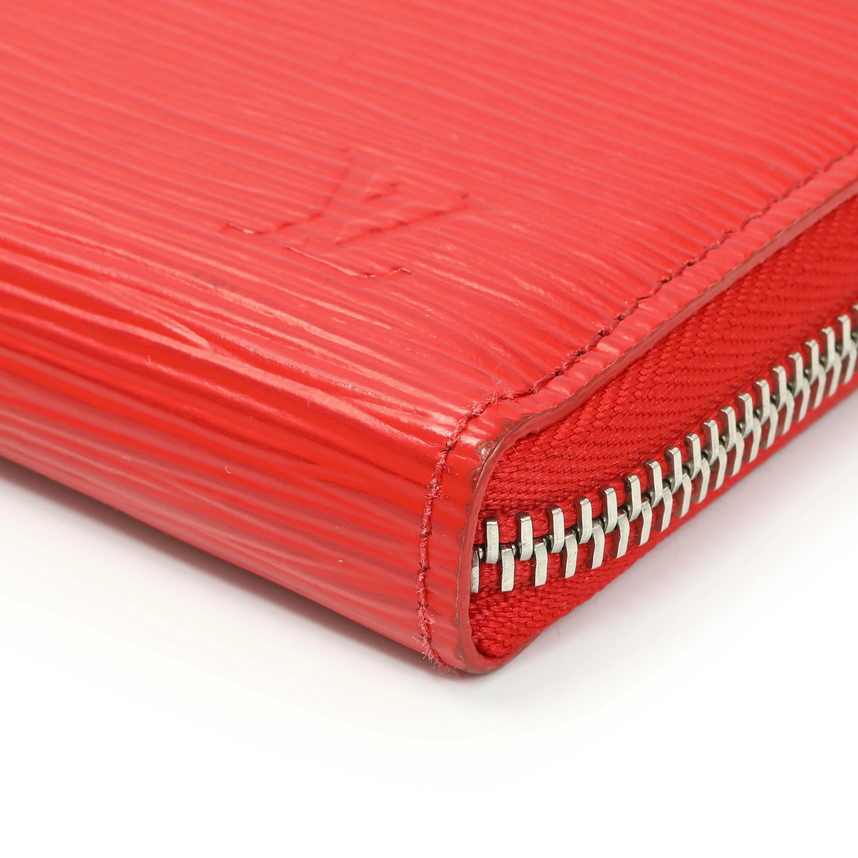 Louis Vuitton Red Epi Clemence Wallet - Image 4