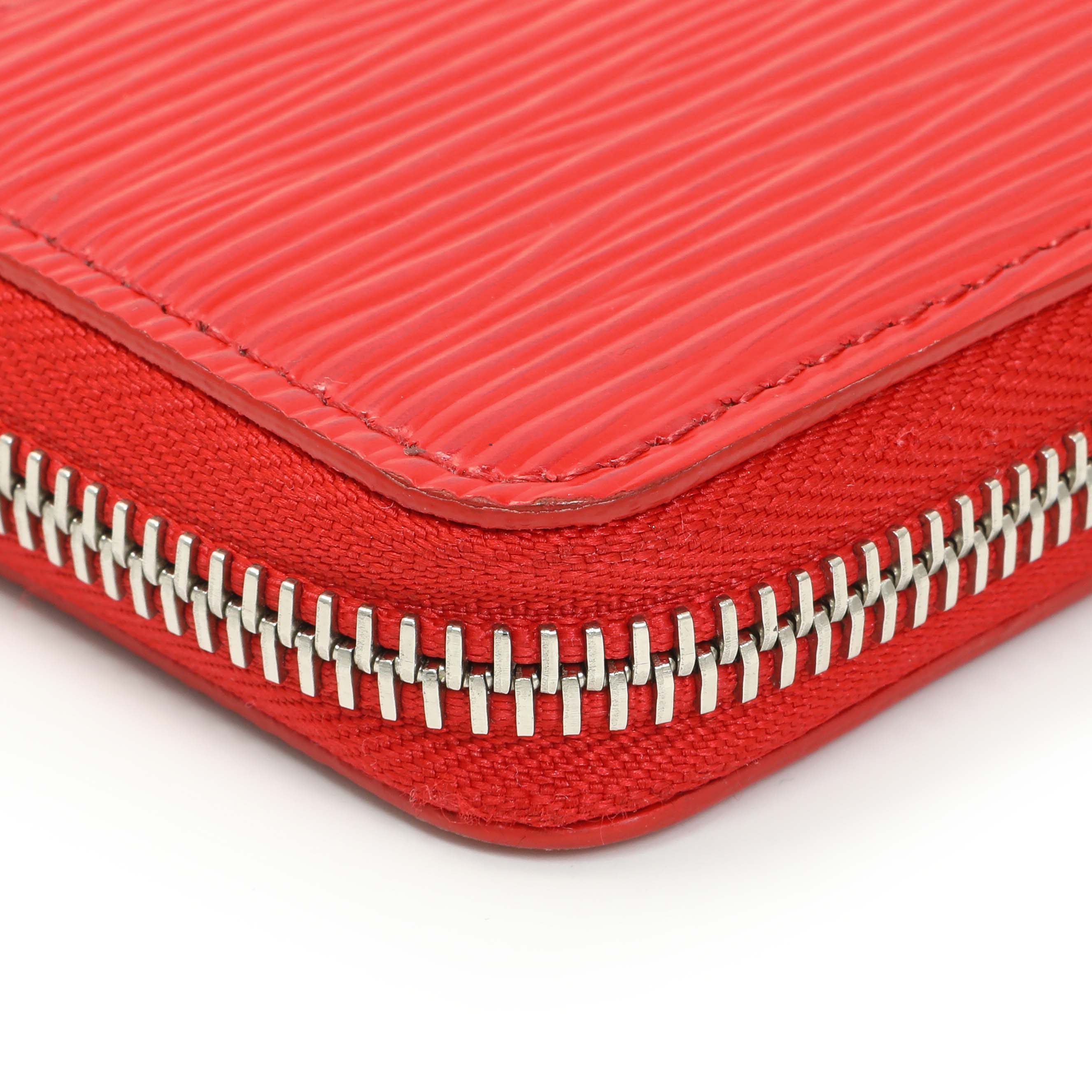 Louis Vuitton Red Epi Clemence Wallet - Image 5
