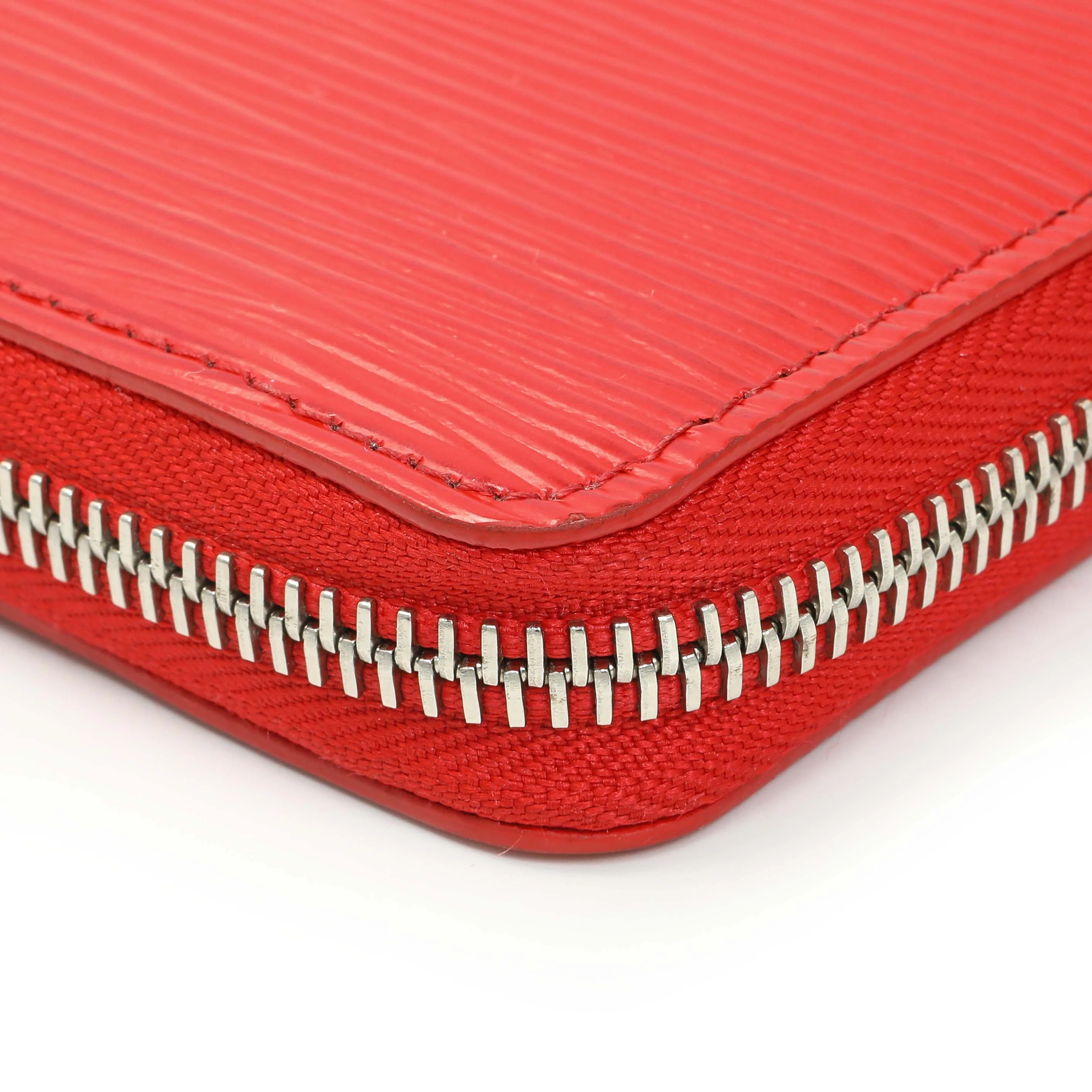 Louis Vuitton Red Epi Clemence Wallet - Image 6
