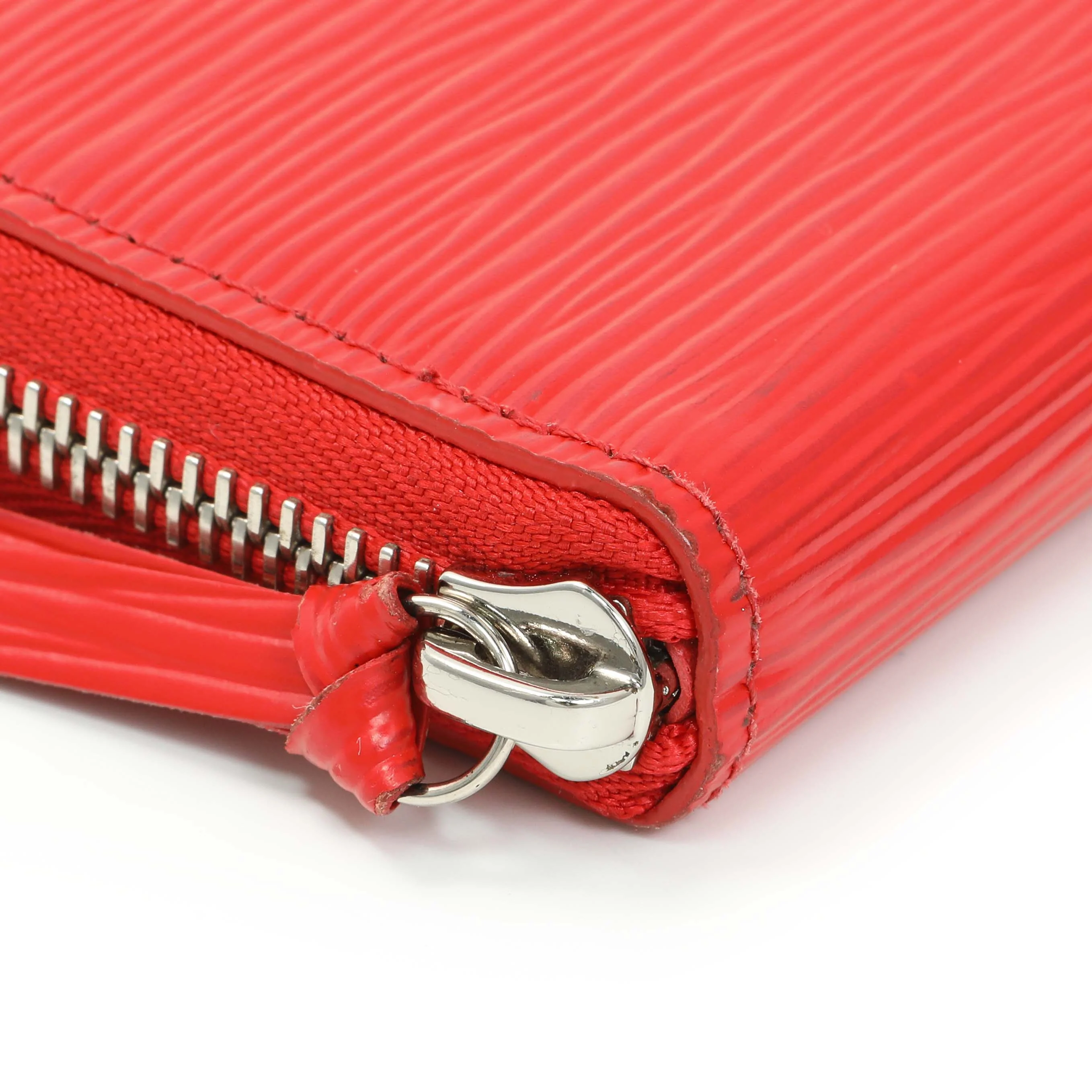 Louis Vuitton Red Epi Clemence Wallet - Image 7