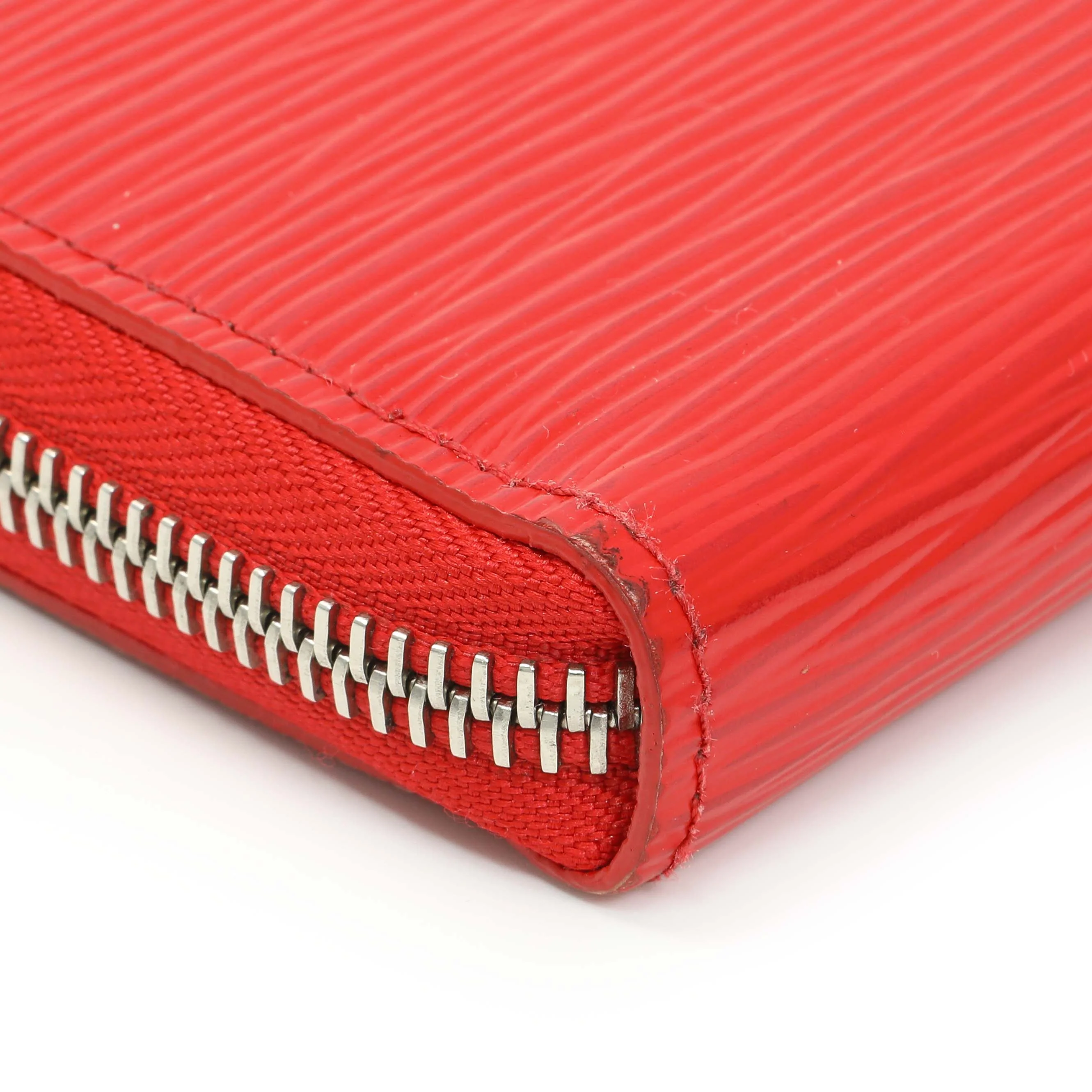 Louis Vuitton Red Epi Clemence Wallet - Image 8