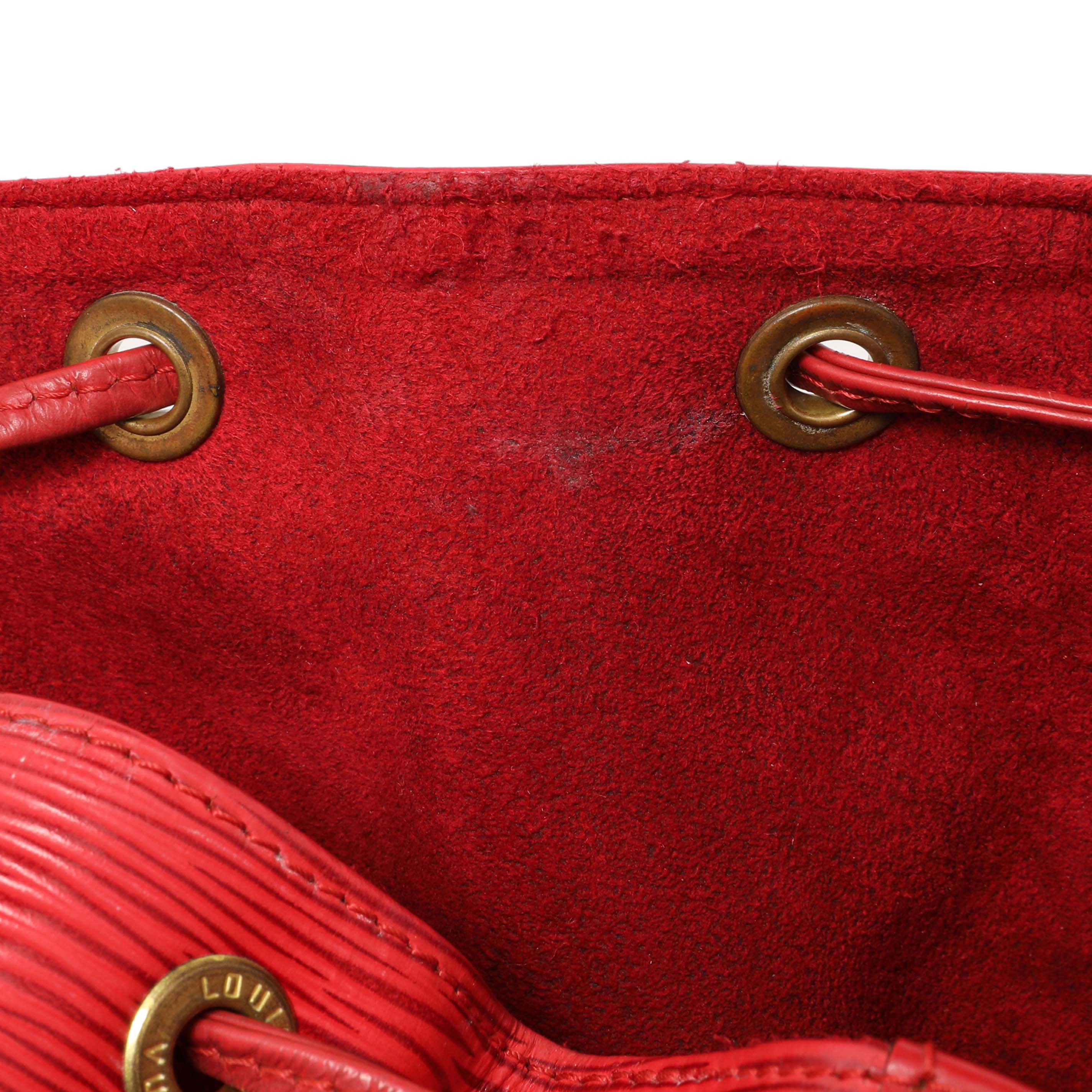 Louis Vuitton Red Epi Noe - Image 13