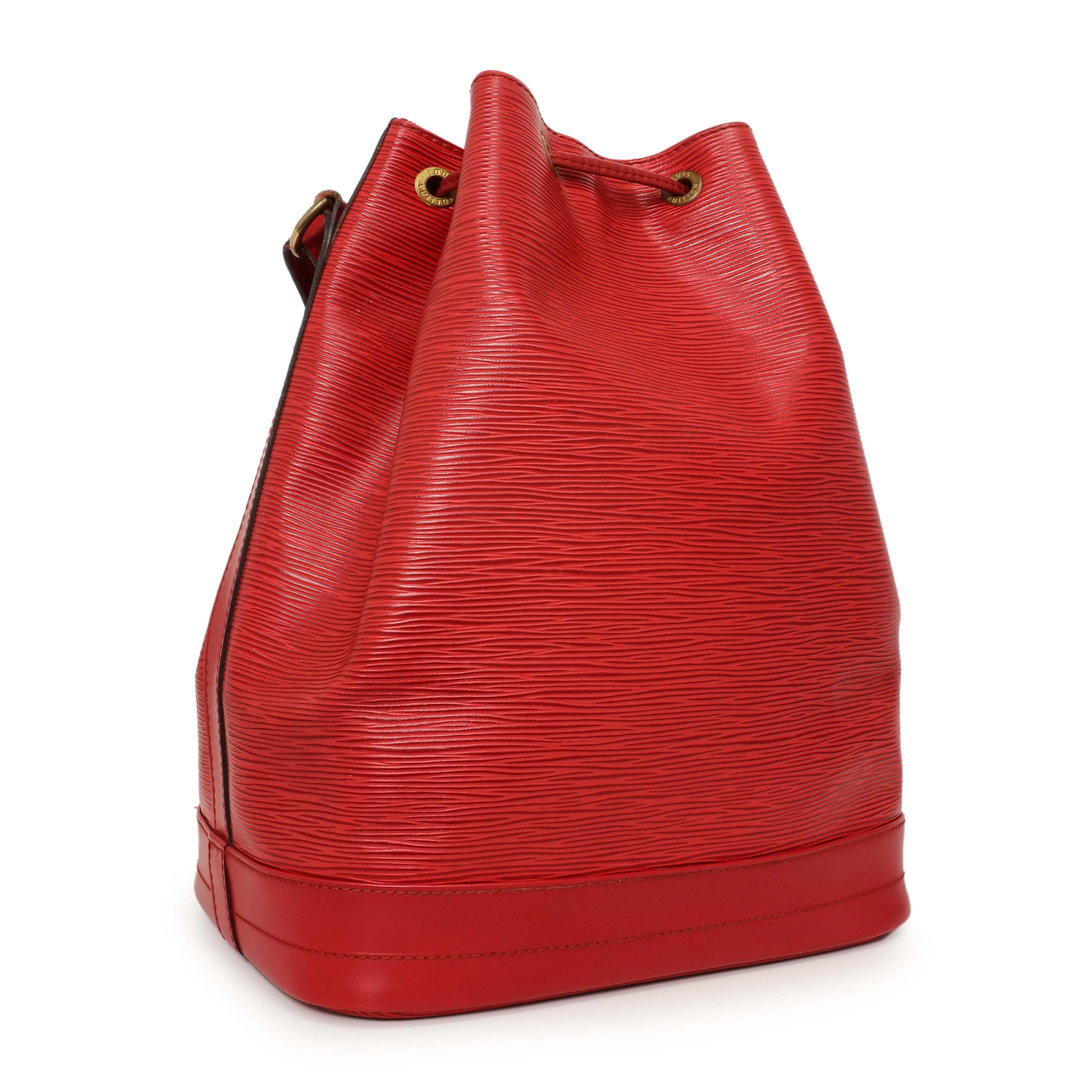 Louis Vuitton Red Epi Noe - Image 2