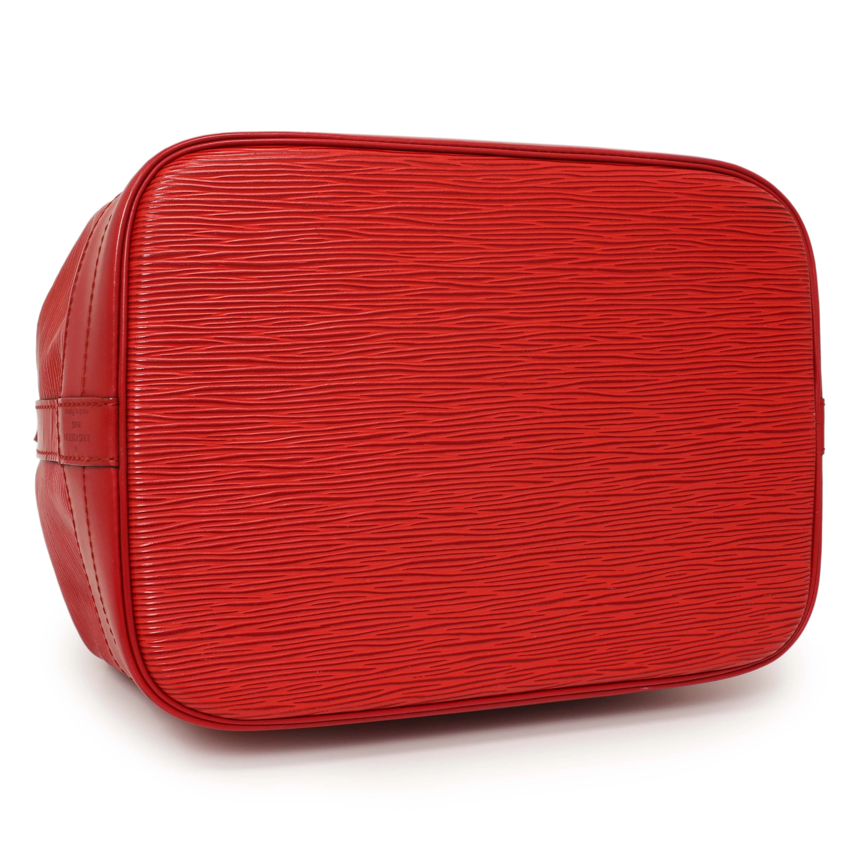Louis Vuitton Red Epi Noe - Image 3