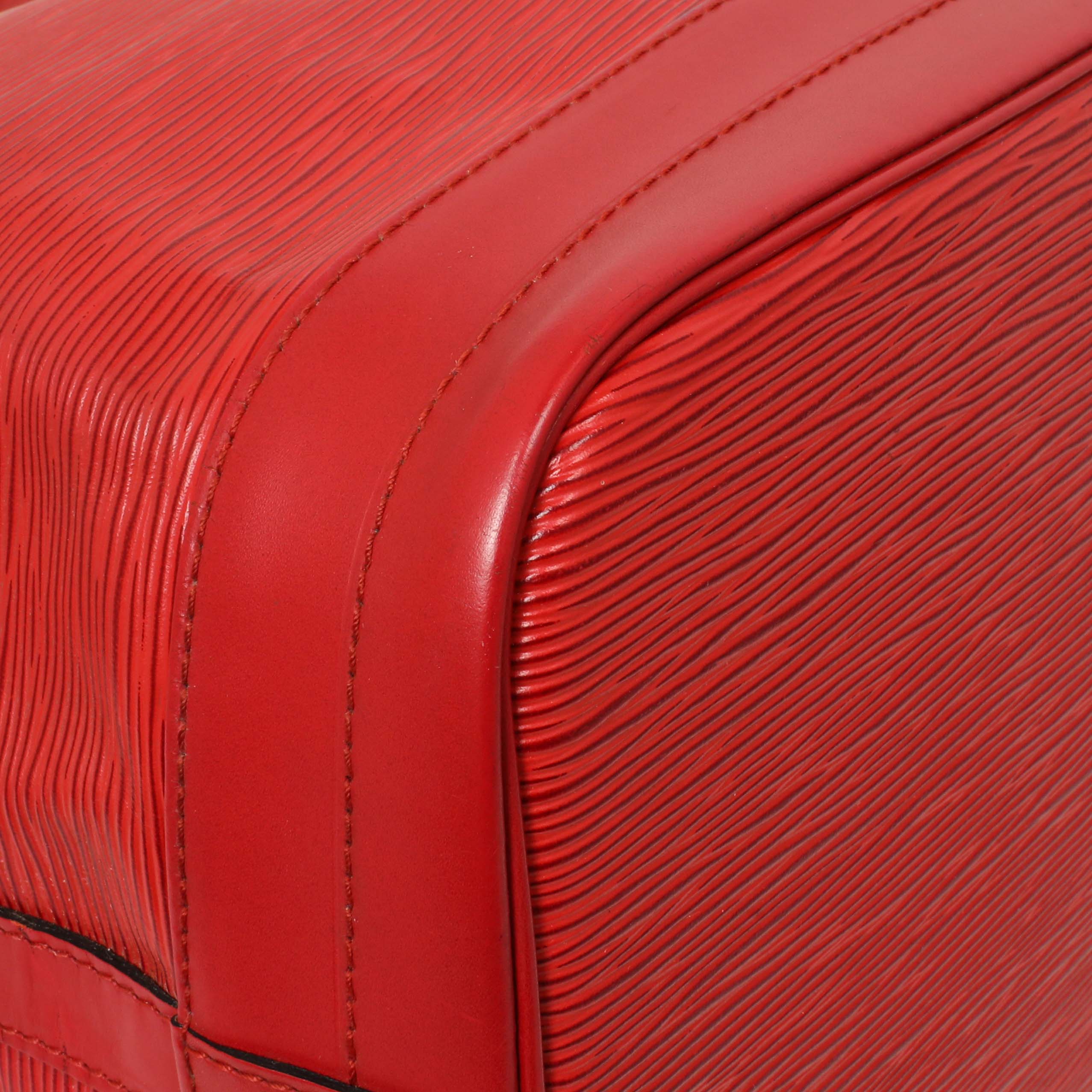 Louis Vuitton Red Epi Noe - Image 6