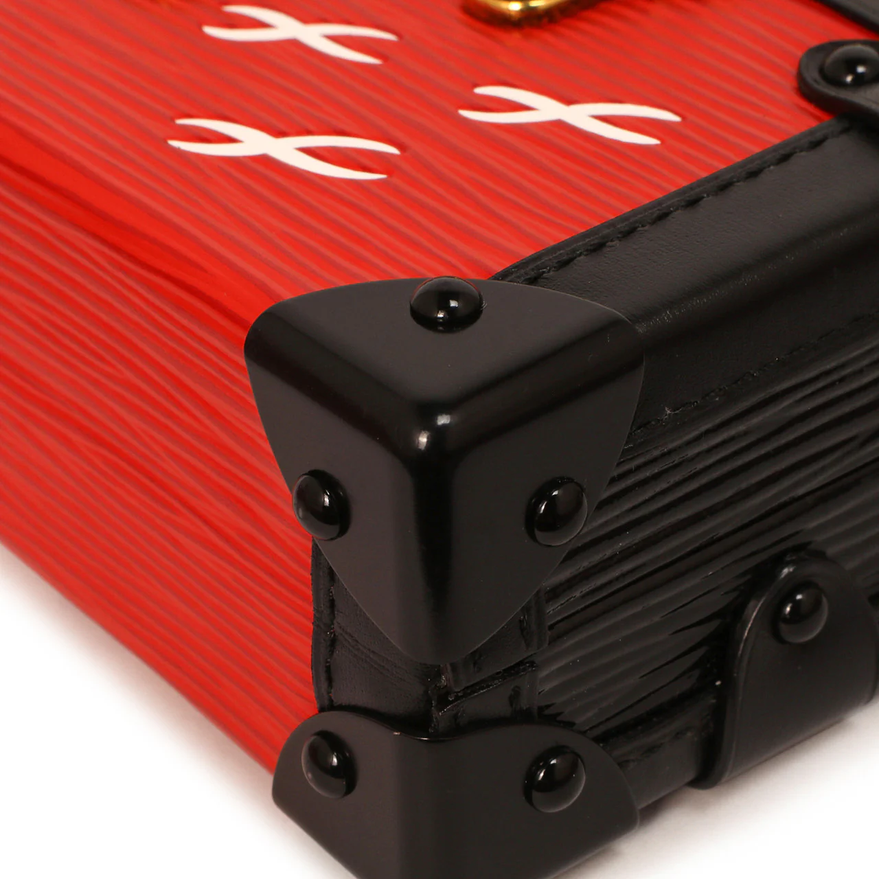 Louis Vuitton Red Epi Petite Malle - Image 5