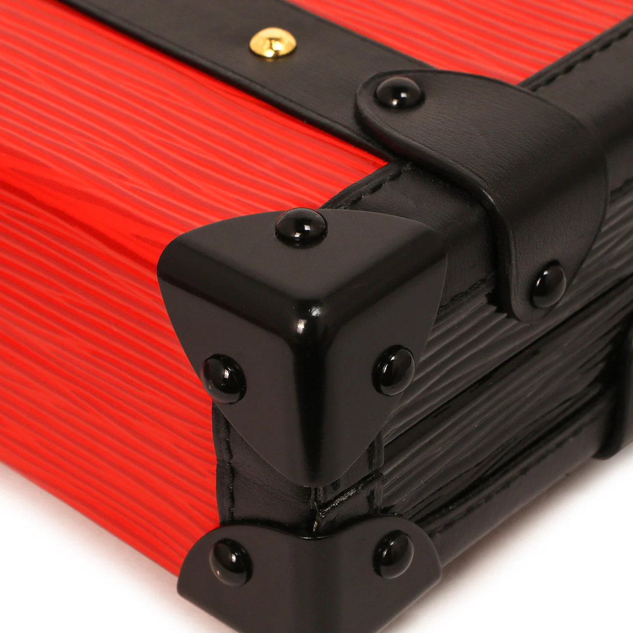 Louis Vuitton Red Epi Petite Malle - Image 7