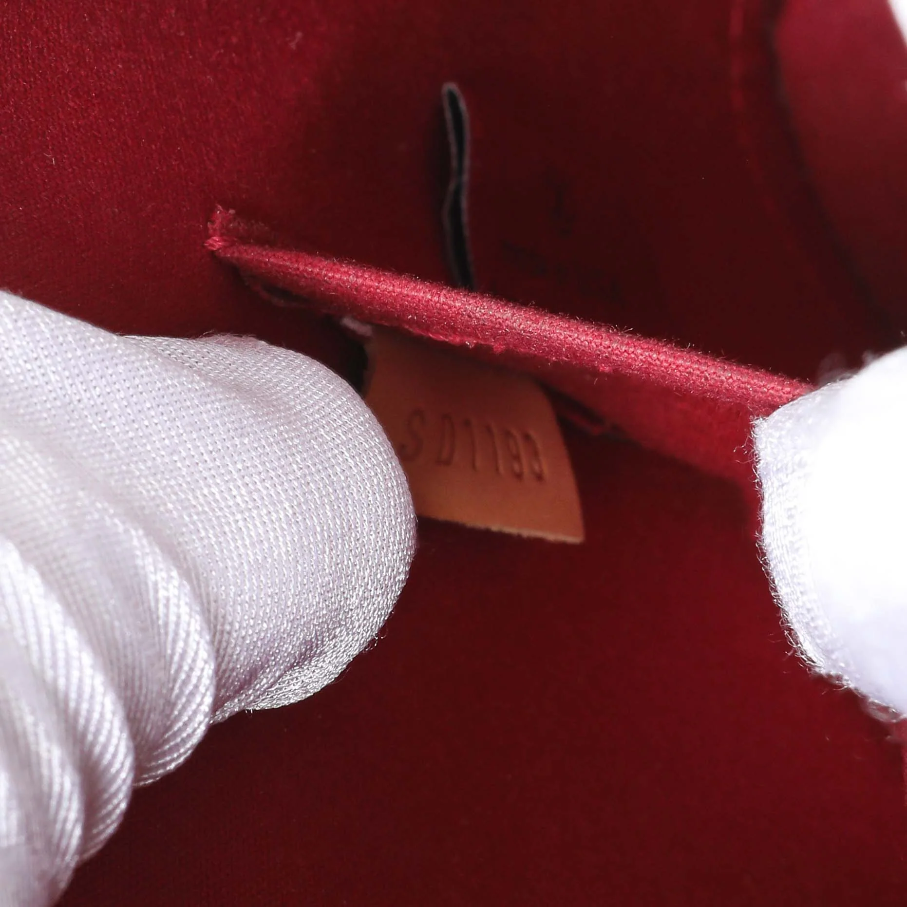 Louis Vuitton Red Vernis Alma BB - Image 10