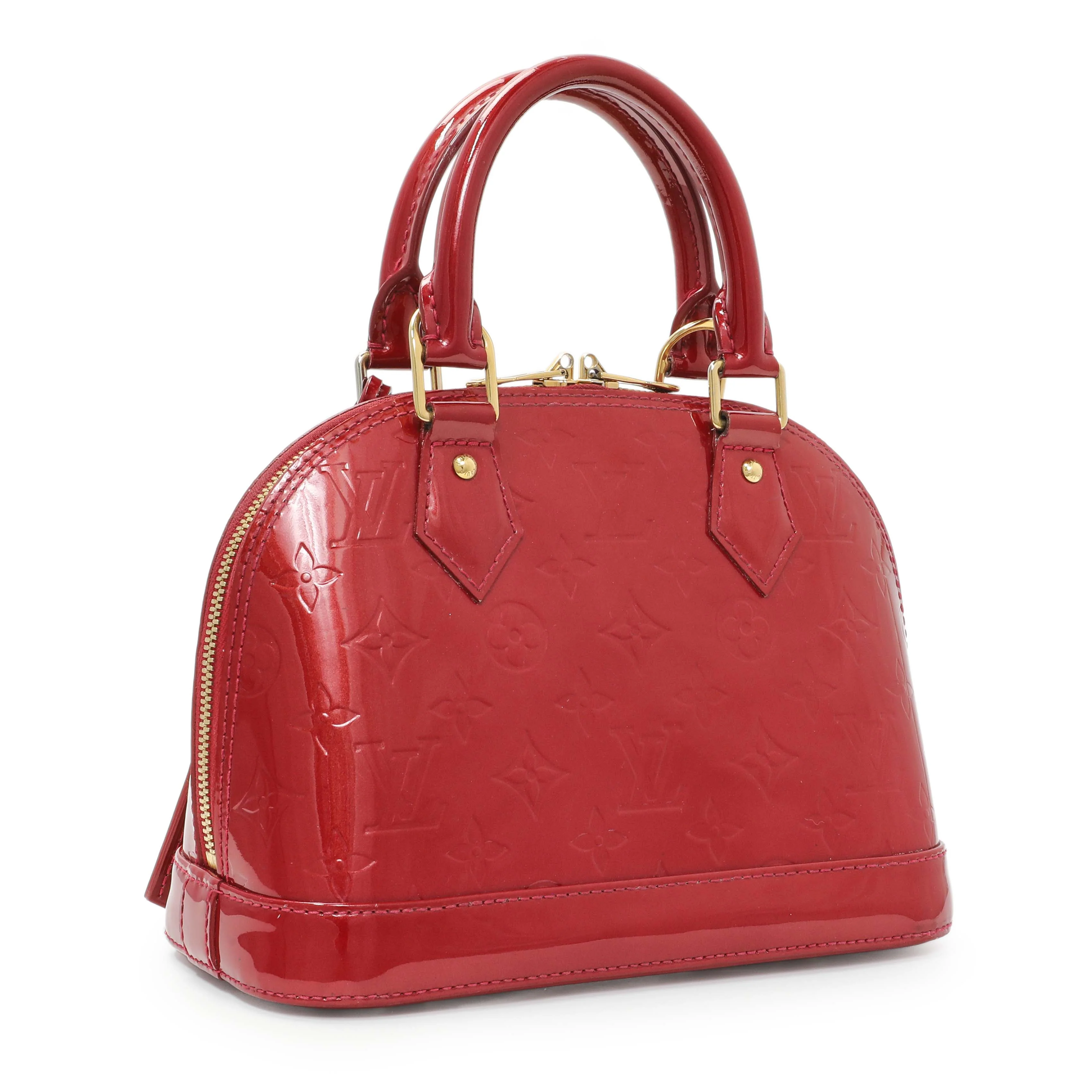 Louis Vuitton Red Vernis Alma BB - Image 2