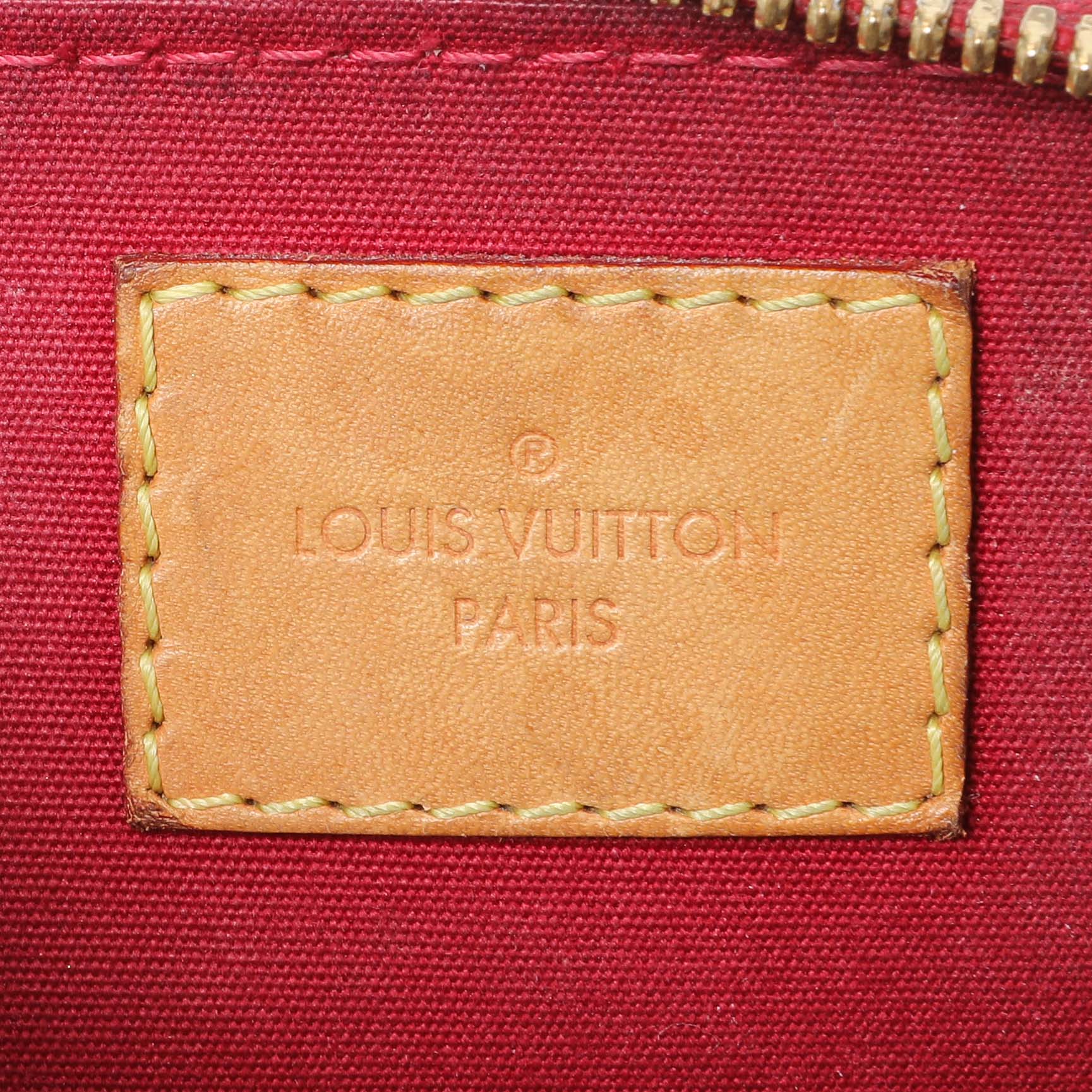 Louis Vuitton Red Vernis Alma BB - Image 9