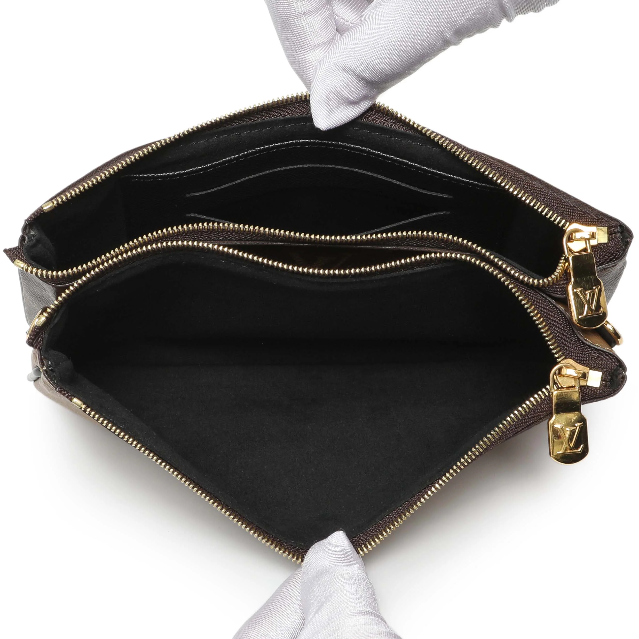 Louis Vuitton Reverse Monogram Giant Double Zip Pochette - Image 4