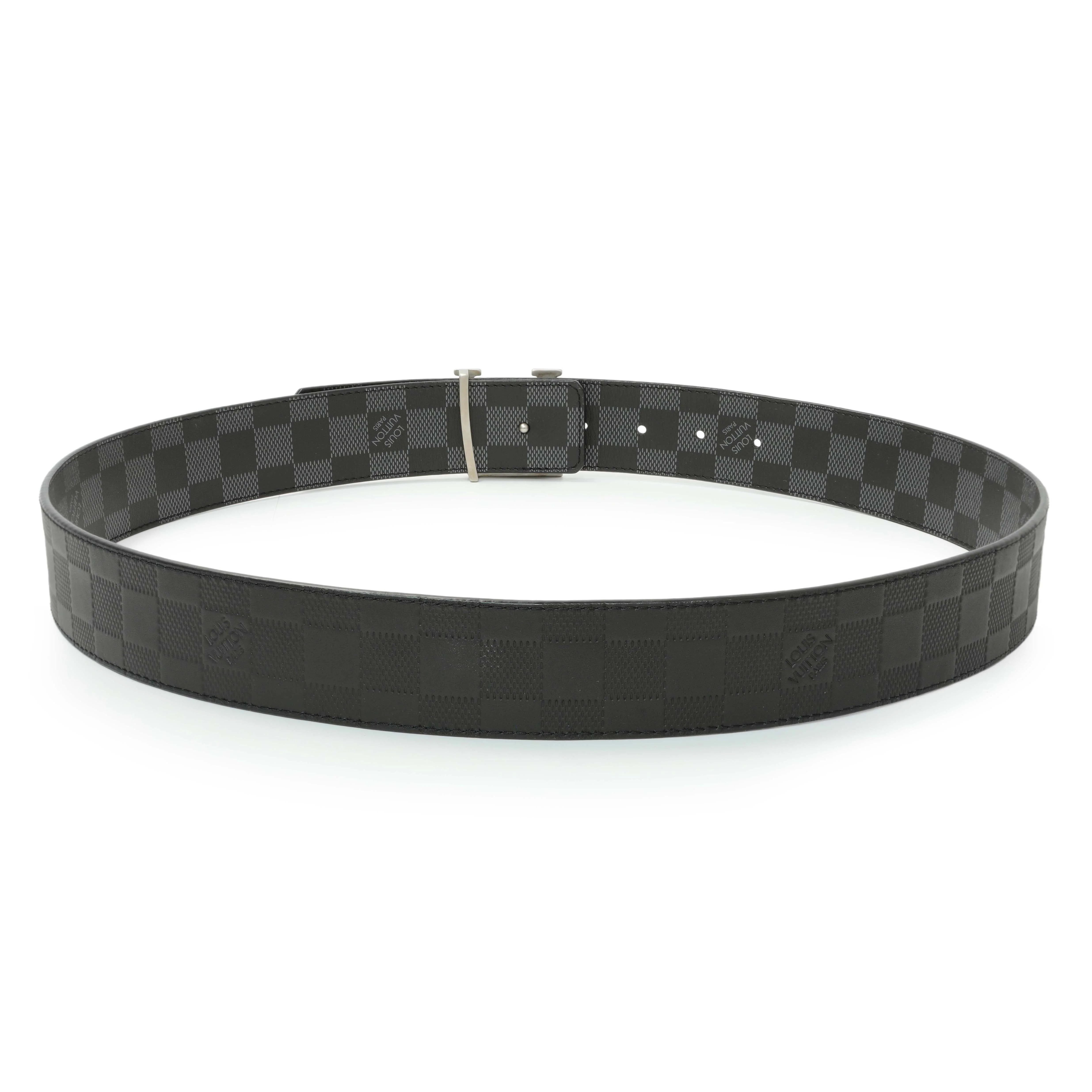 Louis Vuitton Reversible Damier Infini LV Initiales 40mm Belt - Image 4