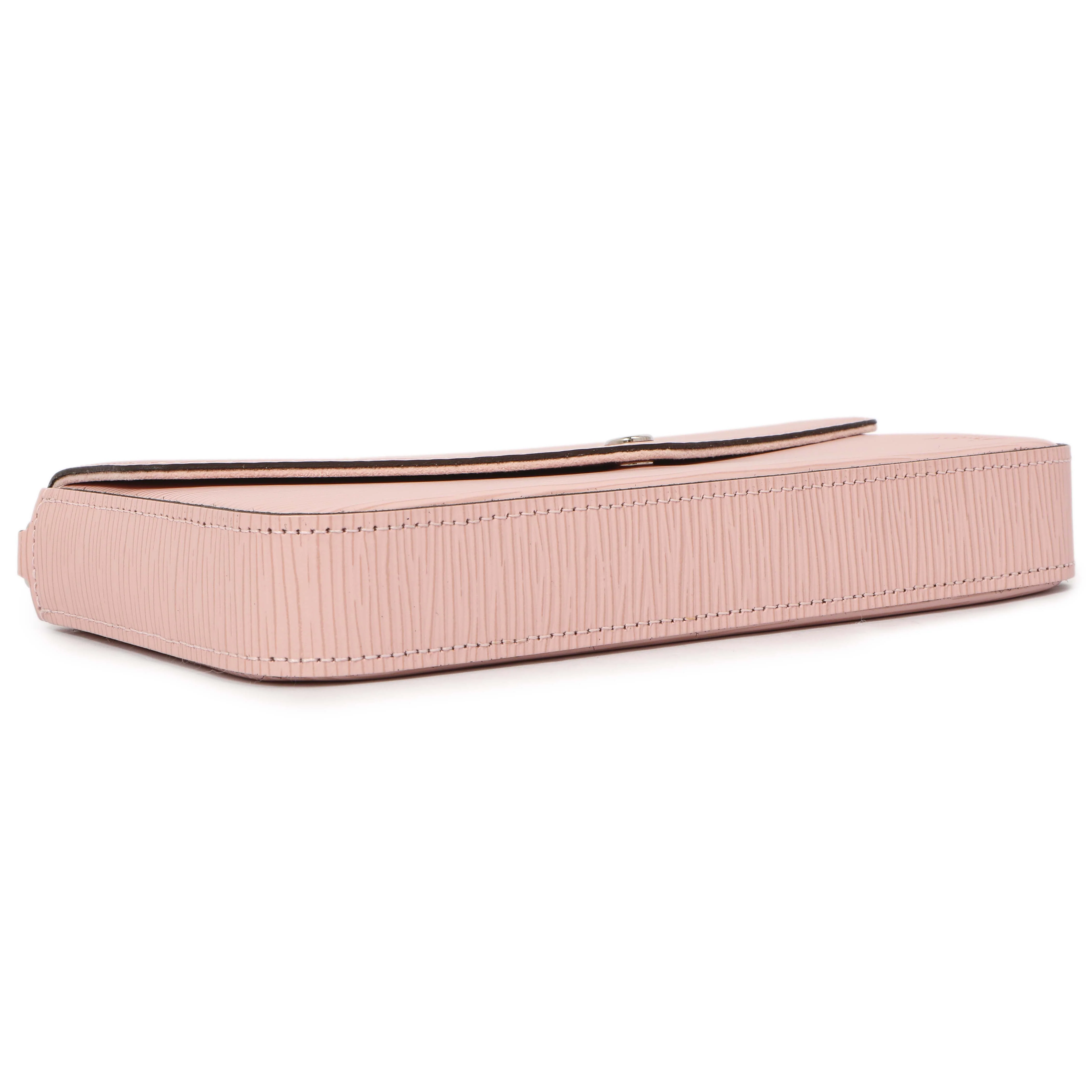 Louis Vuitton Rose Ballerine Epi Pochette Felicie - Image 4