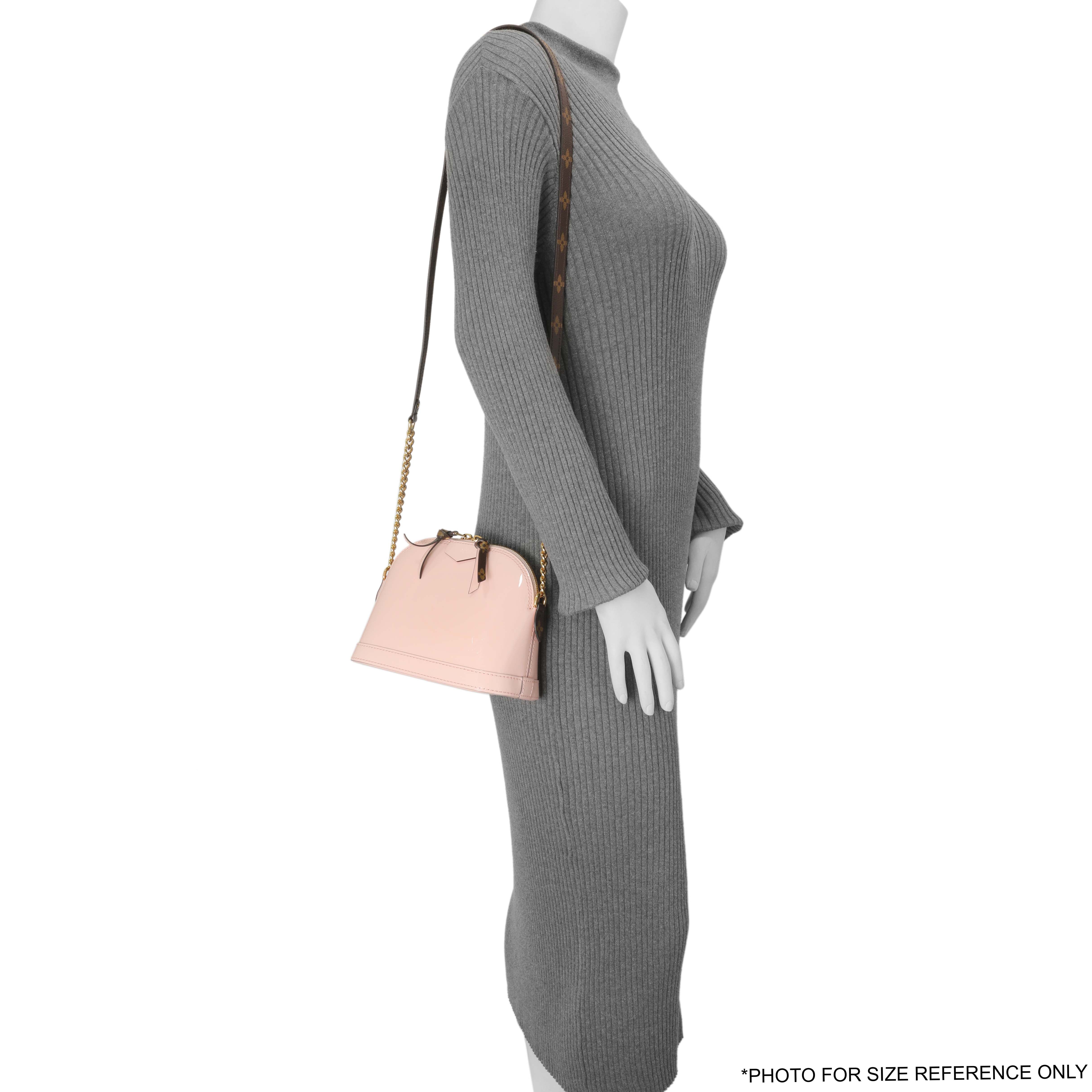 Louis Vuitton Rose Ballerine Vernis Monogram Alma Mini - Image 10