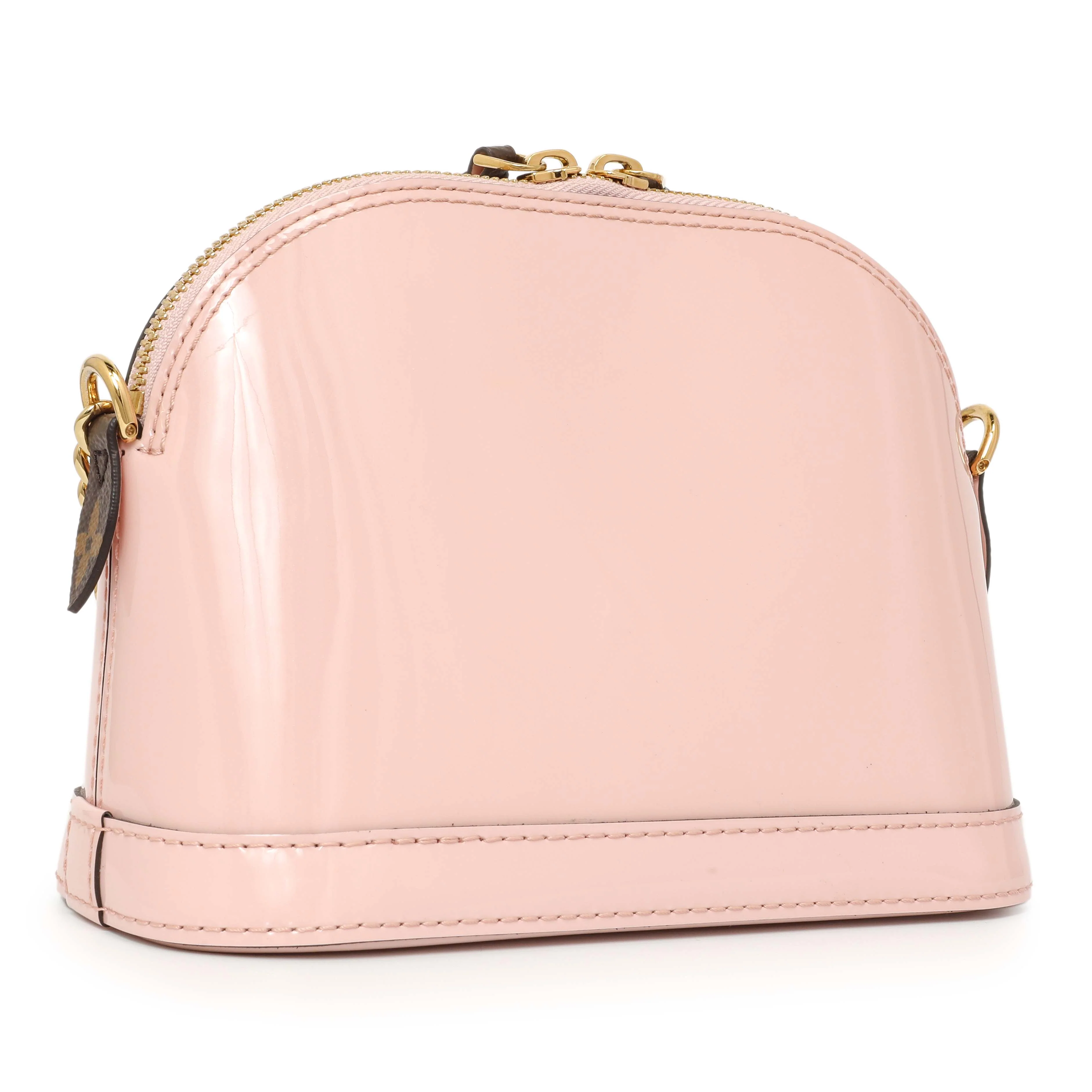 Louis Vuitton Rose Ballerine Vernis Monogram Alma Mini - Image 3