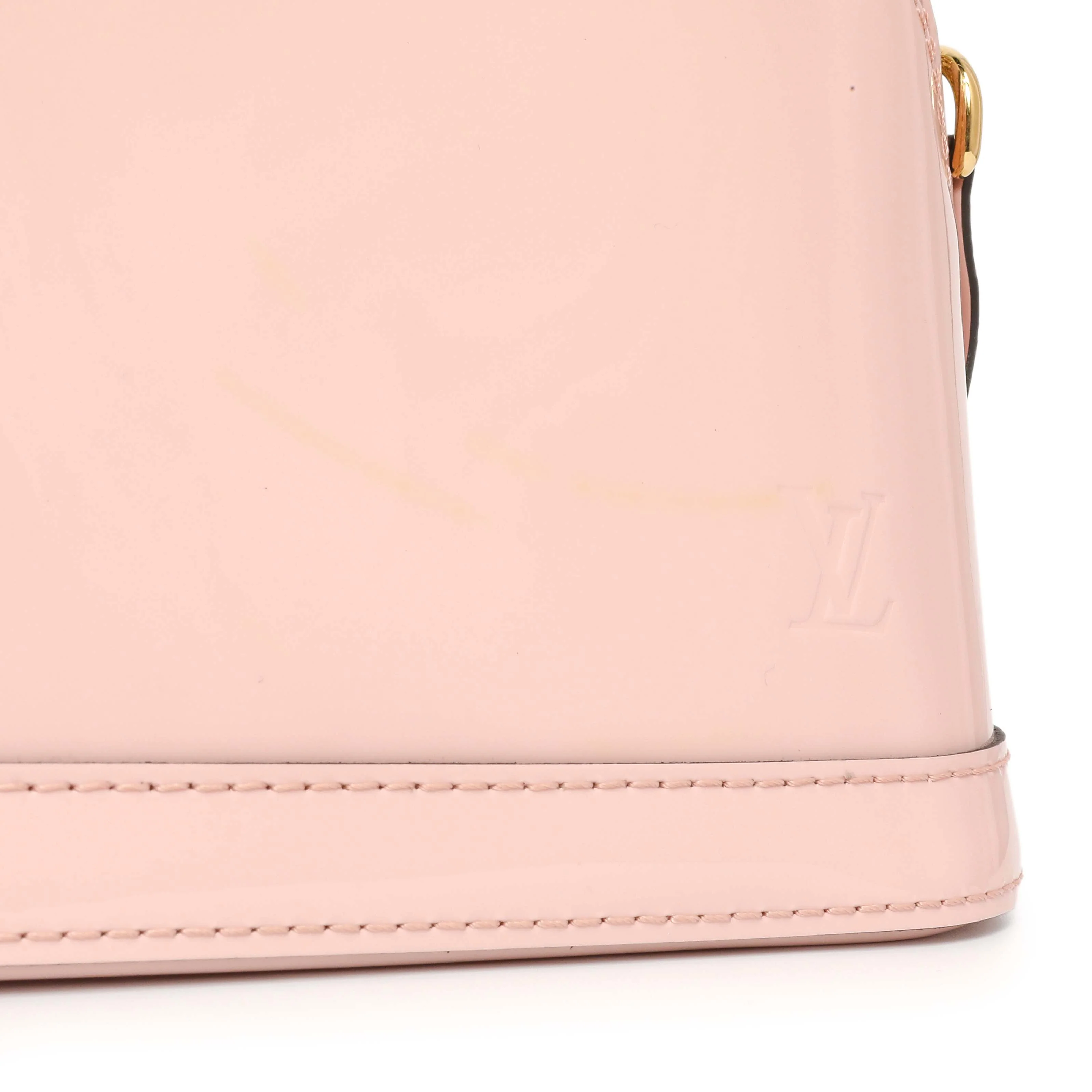 Louis Vuitton Rose Ballerine Vernis Monogram Alma Mini - Image 9