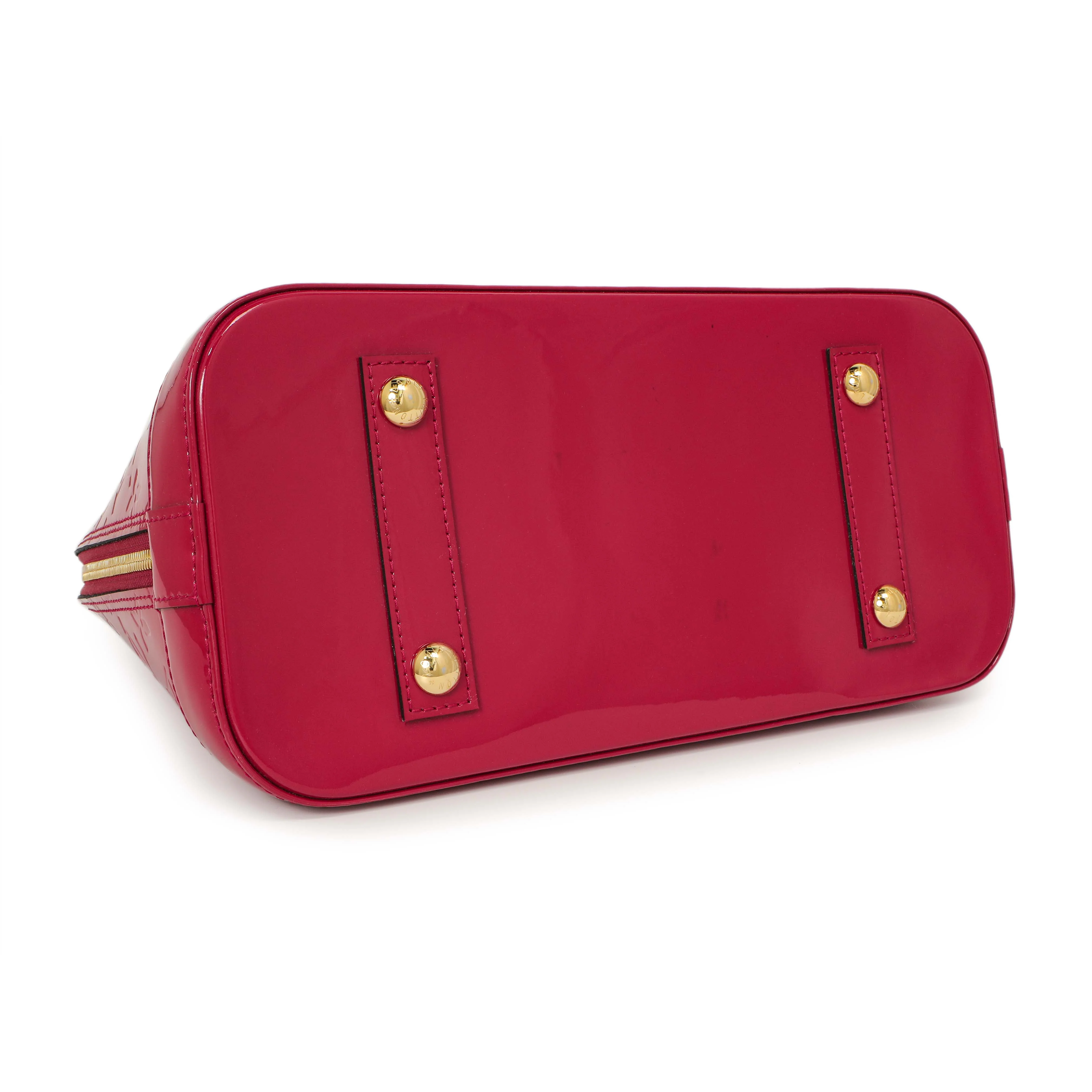 Louis Vuitton Rose Indien Vernis Alma PM - Image 3