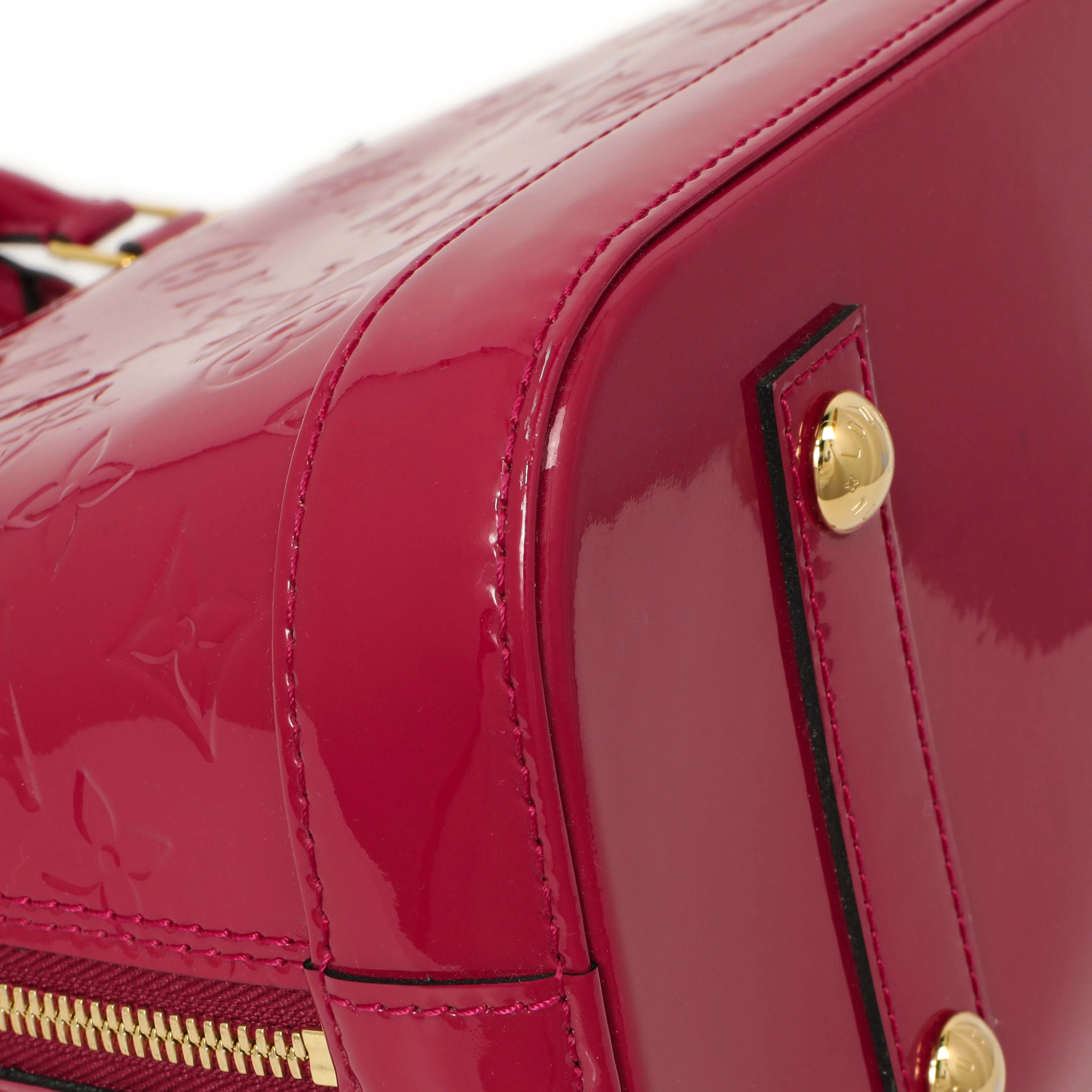 Louis Vuitton Rose Indien Vernis Alma PM - Image 4