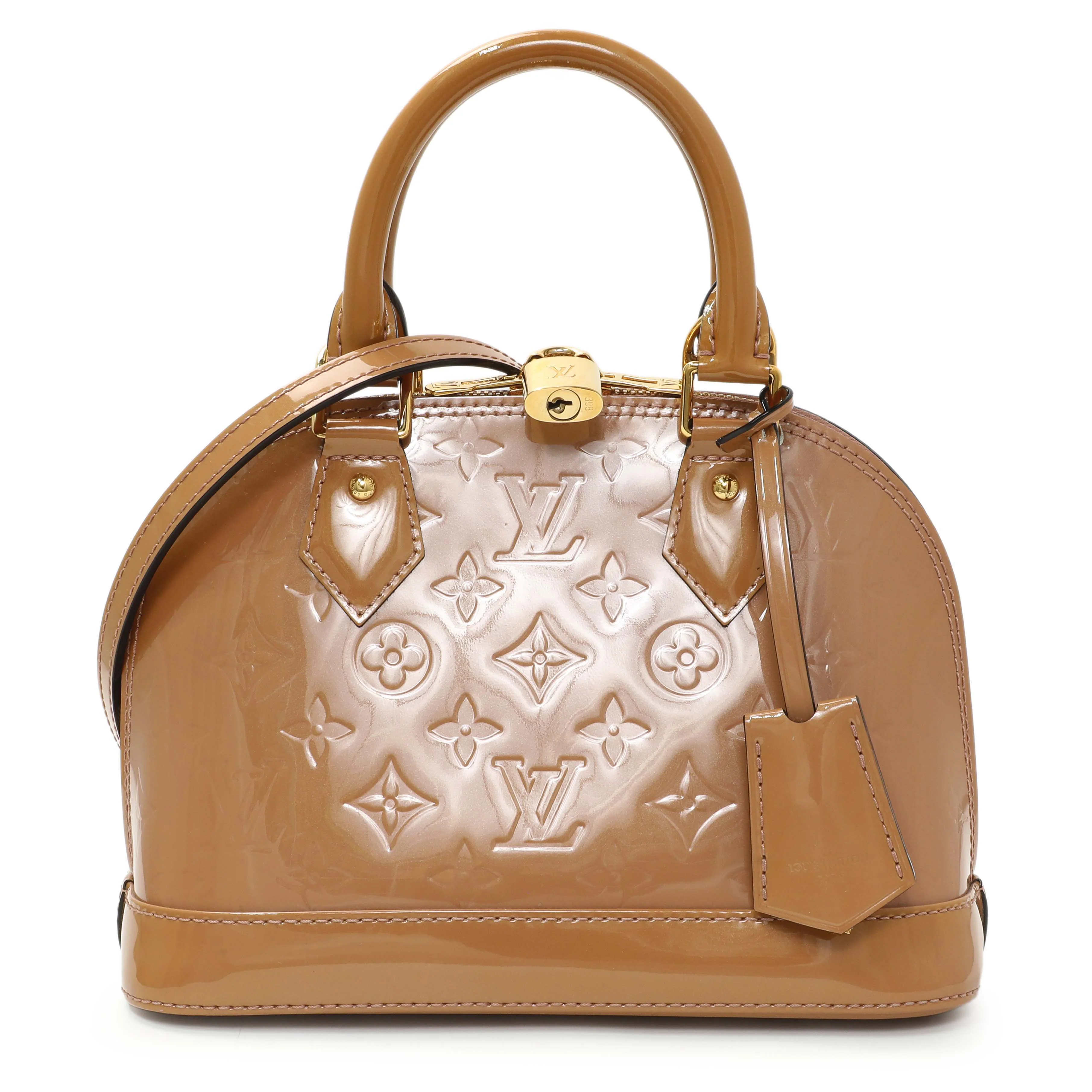 Louis Vuitton Rose Velours Vernis Alma BB