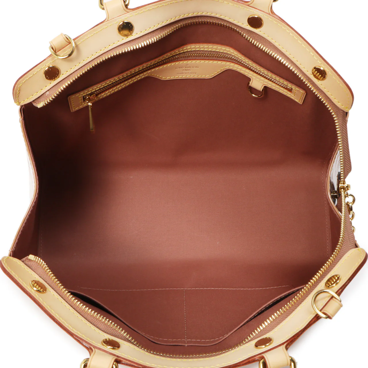 Louis Vuitton Rose Velours Vernis Brea MM - Image 4