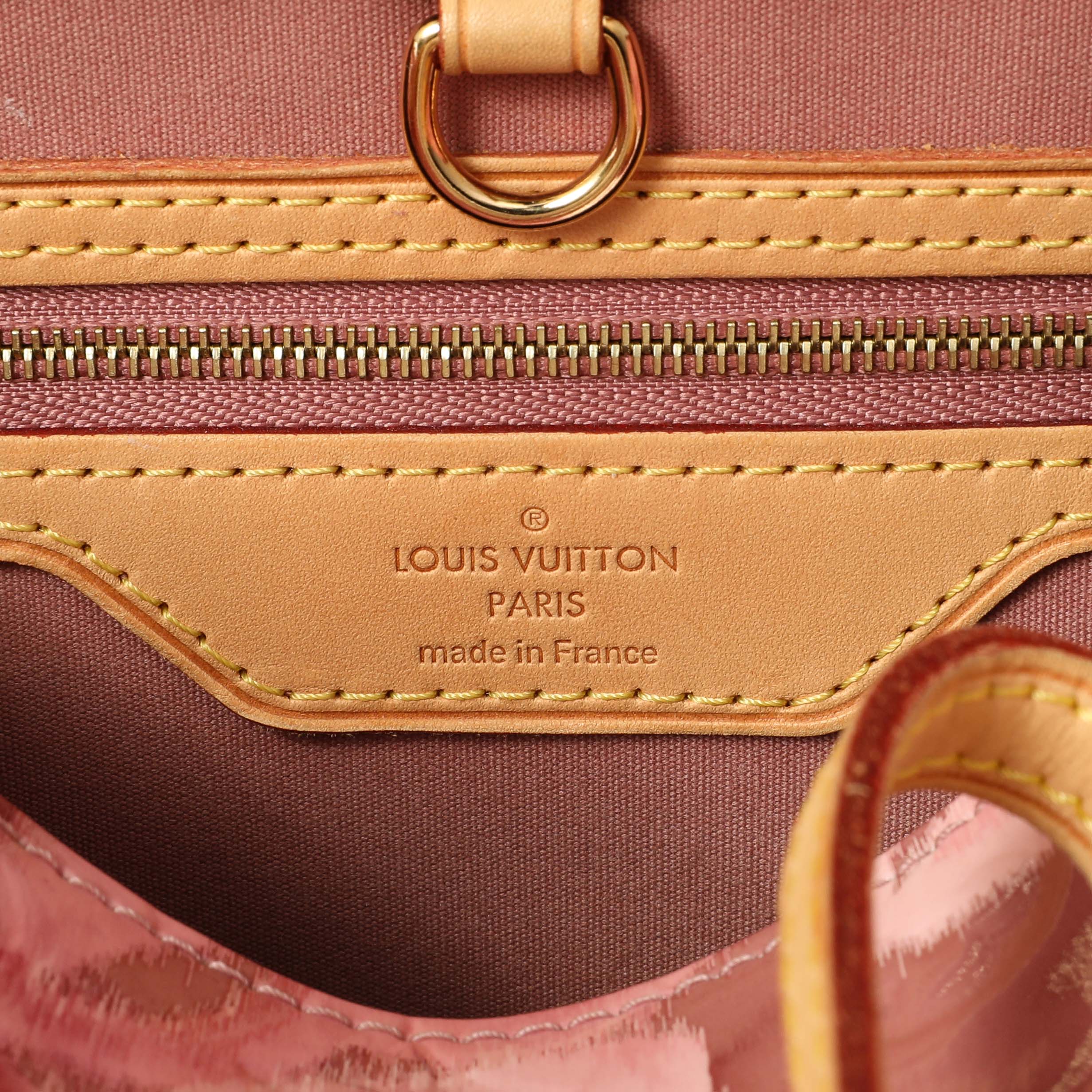 Louis Vuitton Rose Velours Vernis Ikat Catalina Tote - Image 5