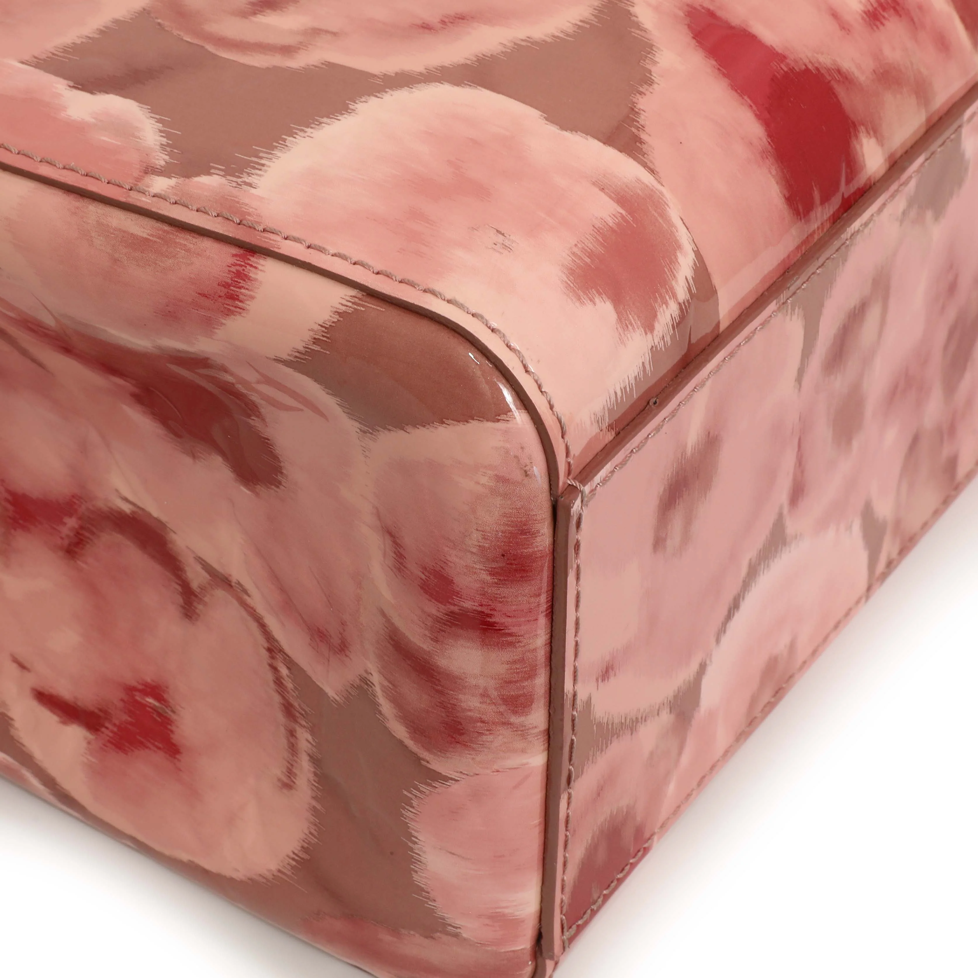 Louis Vuitton Rose Velours Vernis Ikat Catalina Tote - Image 7