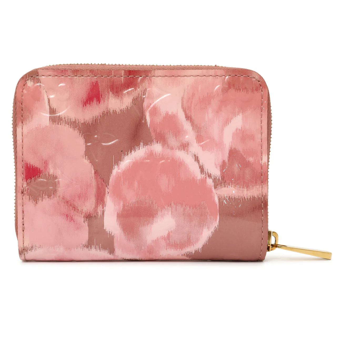Louis Vuitton Rose Velours Vernis Ikat Zippy Coin Purse - Image 2