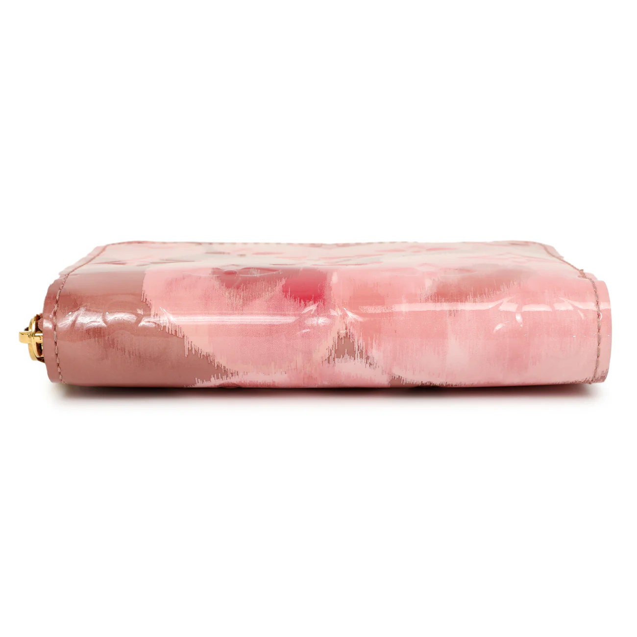 Louis Vuitton Rose Velours Vernis Ikat Zippy Coin Purse - Image 3