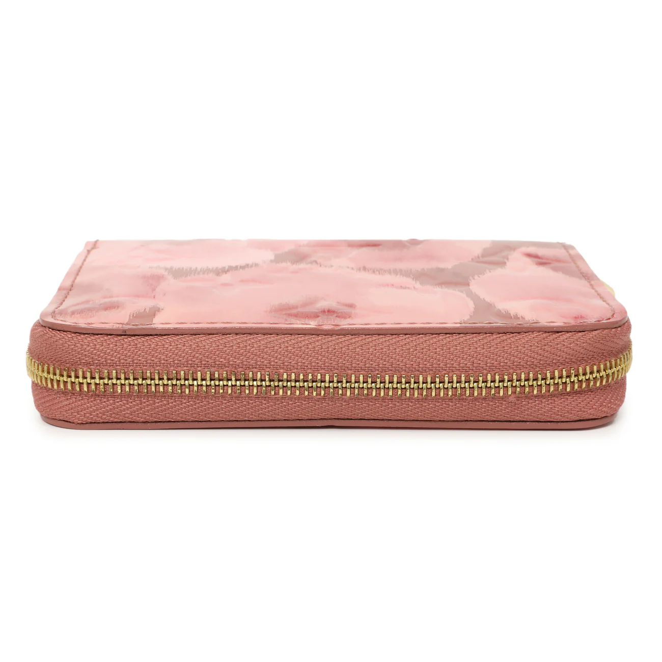 Louis Vuitton Rose Velours Vernis Ikat Zippy Coin Purse - Image 4
