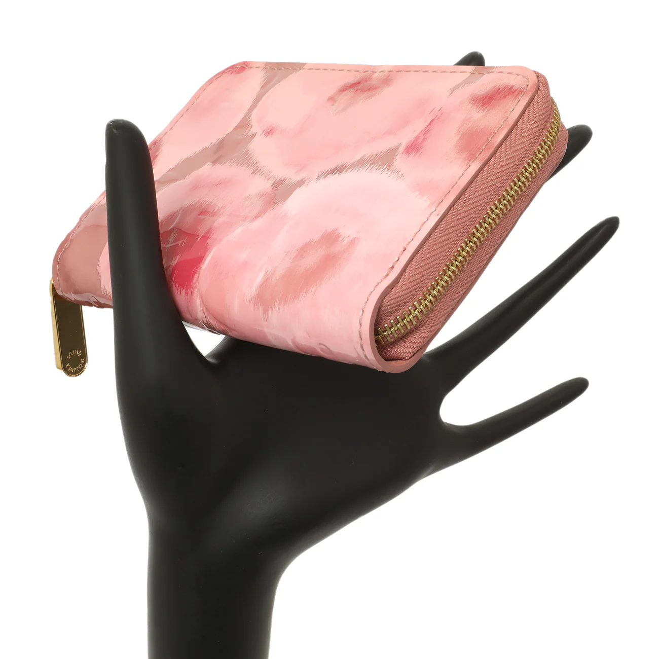 Louis Vuitton Rose Velours Vernis Ikat Zippy Coin Purse - Image 7