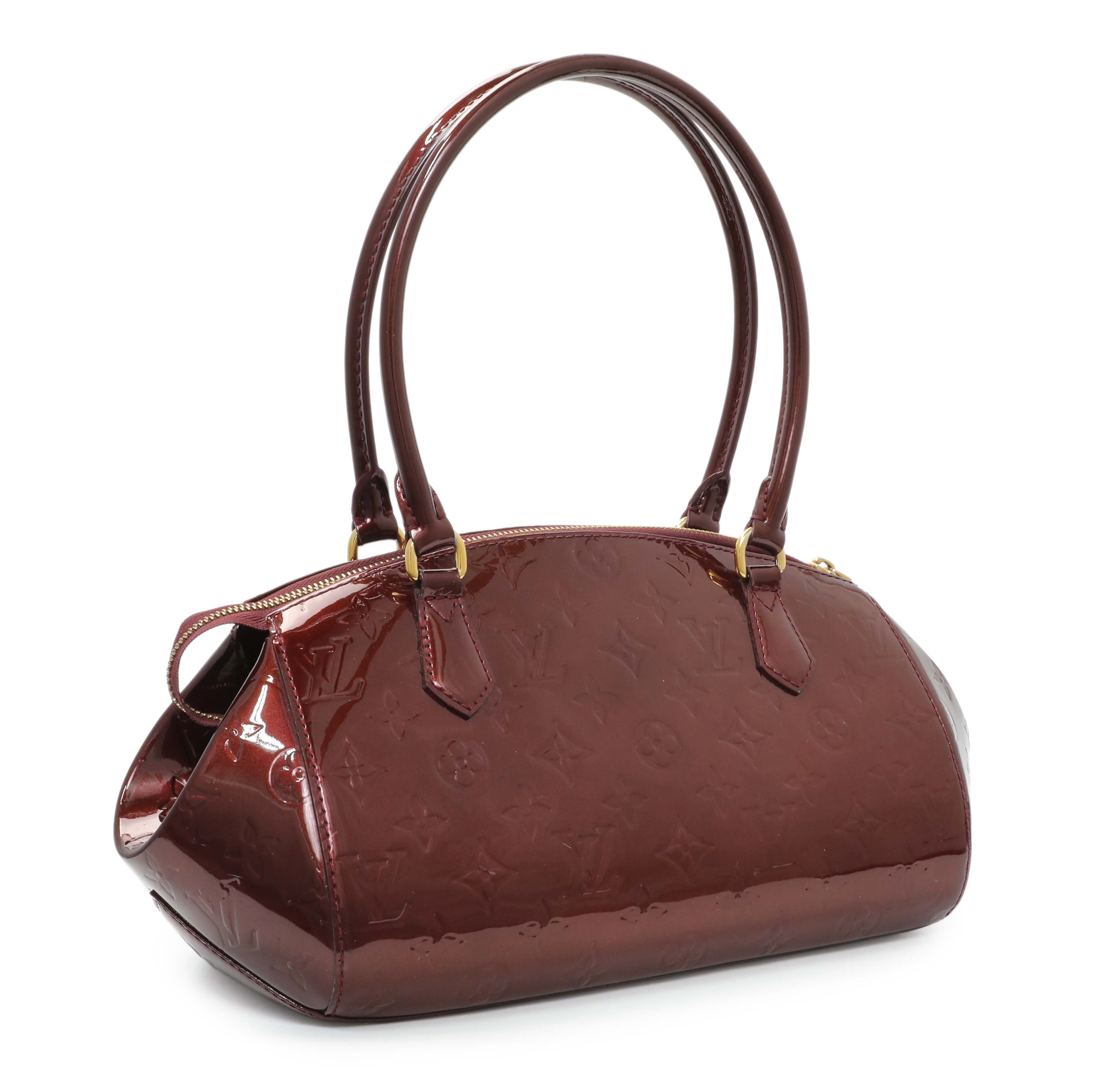 Louis Vuitton Rouge Fauviste Monogram Vernis Sherwood PM - Image 2