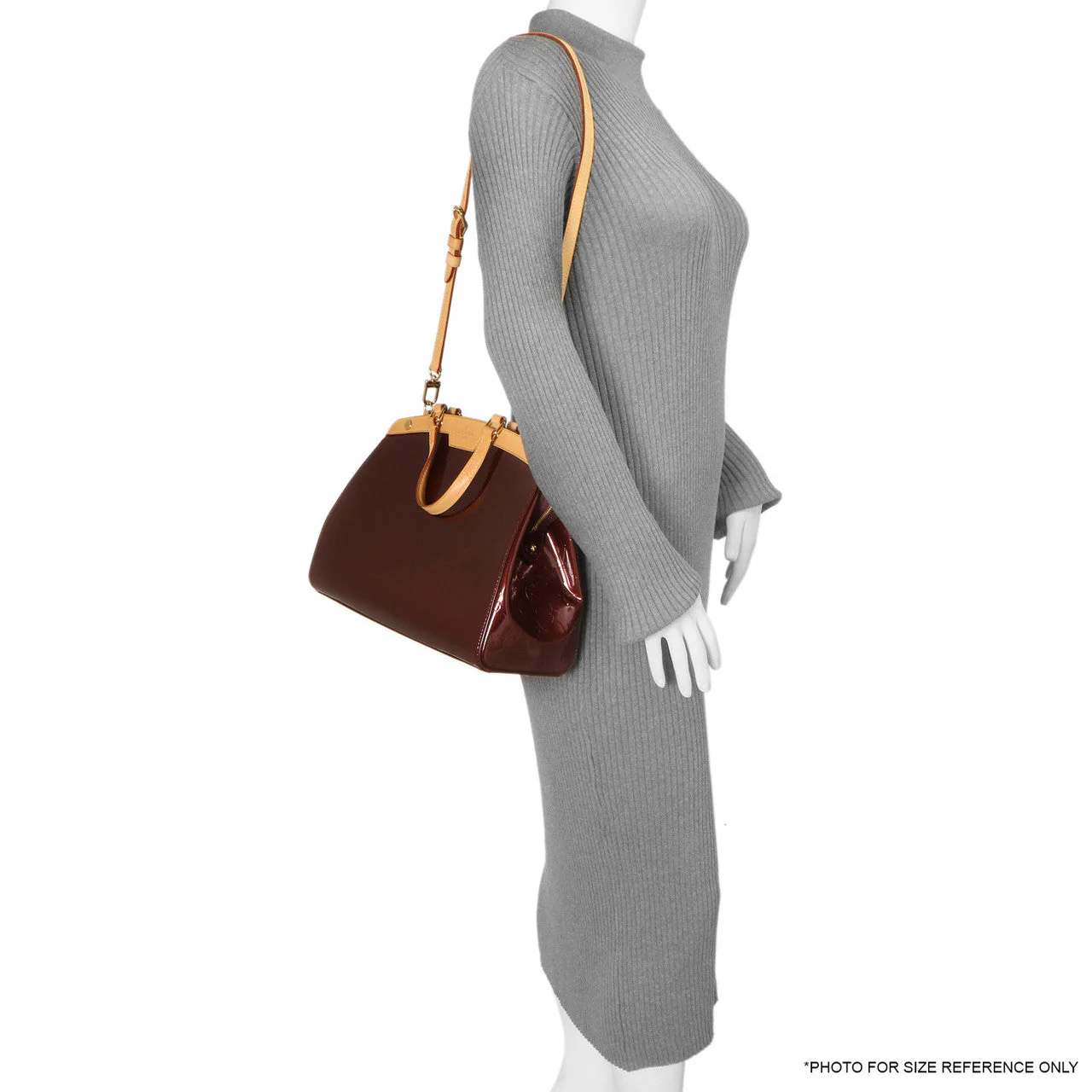 Louis Vuitton Rouge Fauviste Vernis Brea MM - Image 11