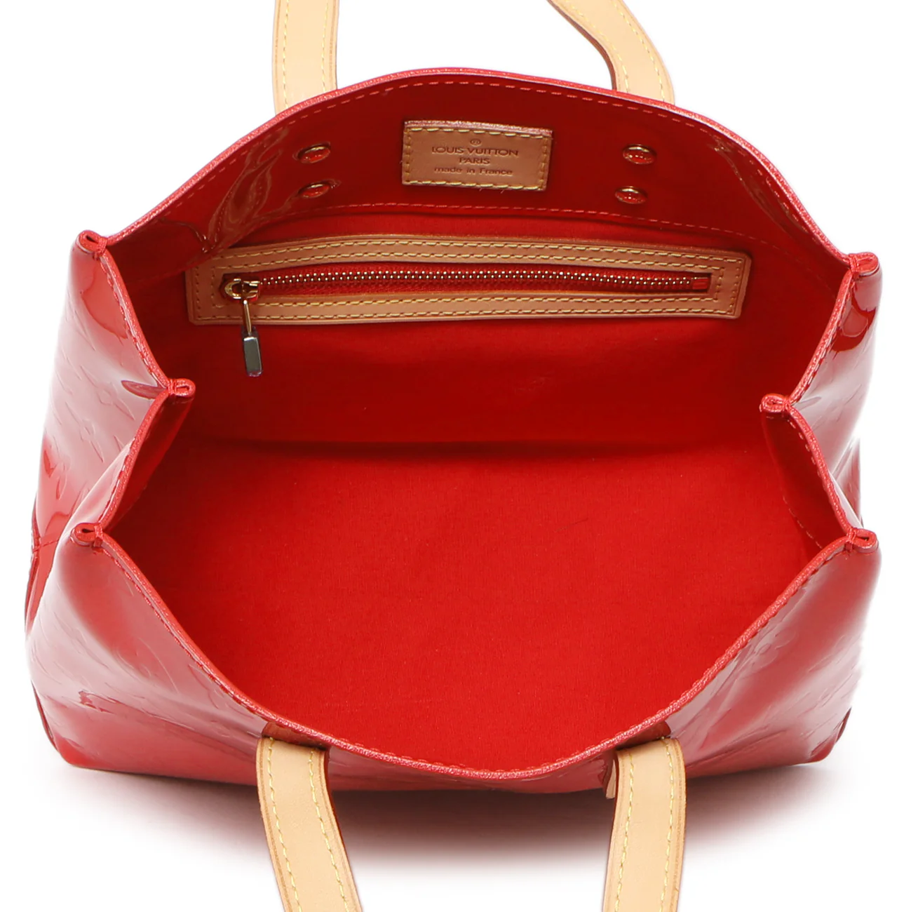 Louis Vuitton Rouge Vernis Reade PM - Image 4